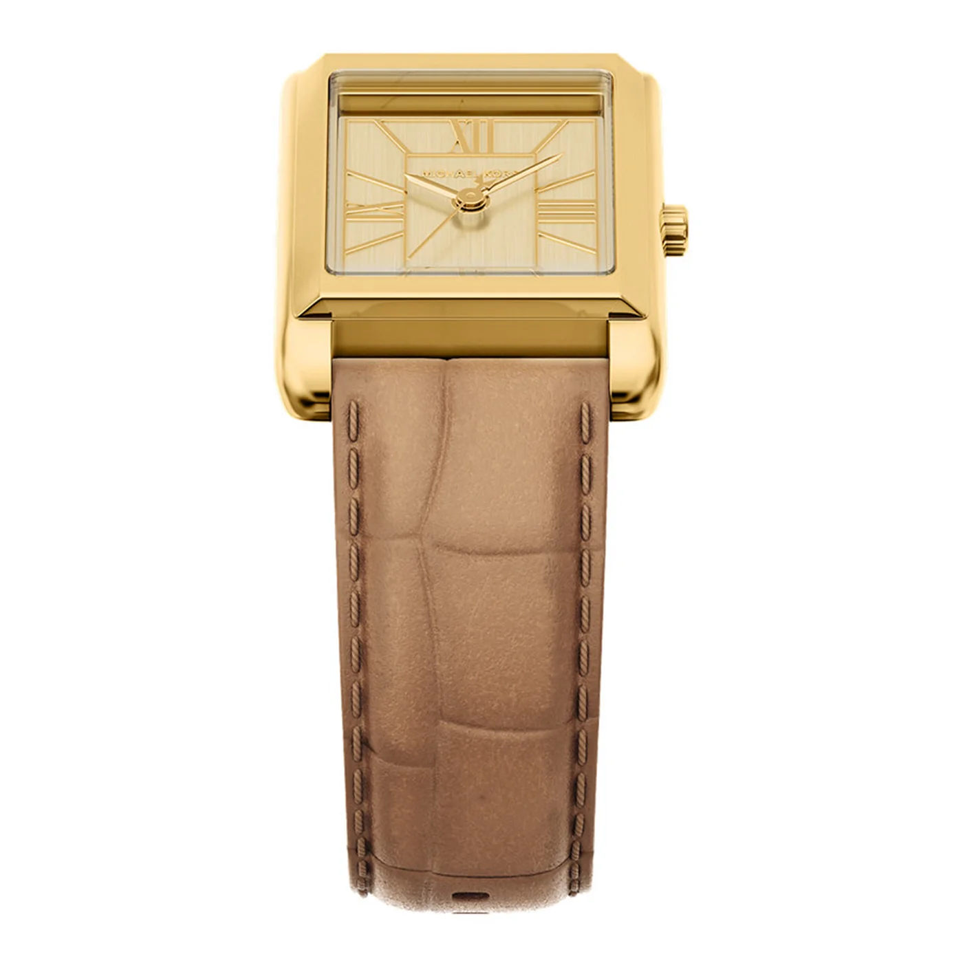 Michael Kors Essex Rectangular Gold Dial Watch MK7584 - Image 6