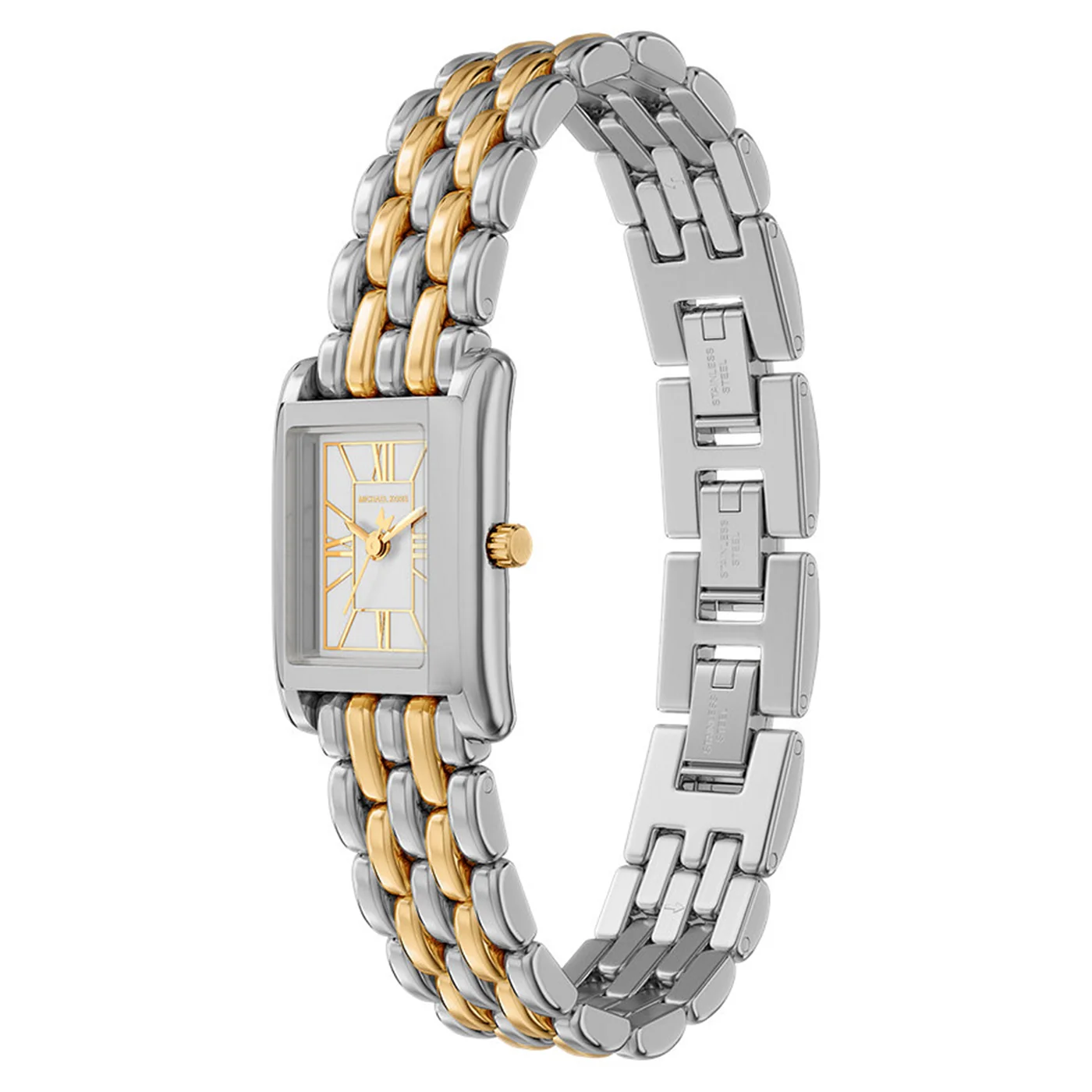 Michael Kors Essex Rectangular White Dial Watch MK4999 - Image 2