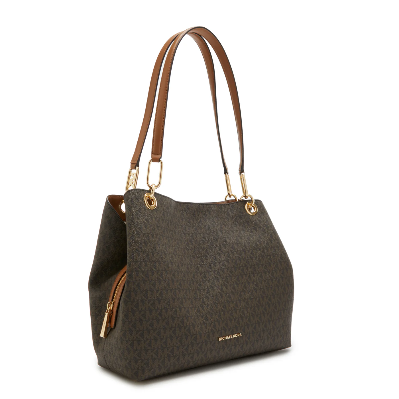 Michael Kors Kensington Brown Shoulder Bag 30F3G8KT7B-252 - Image 3