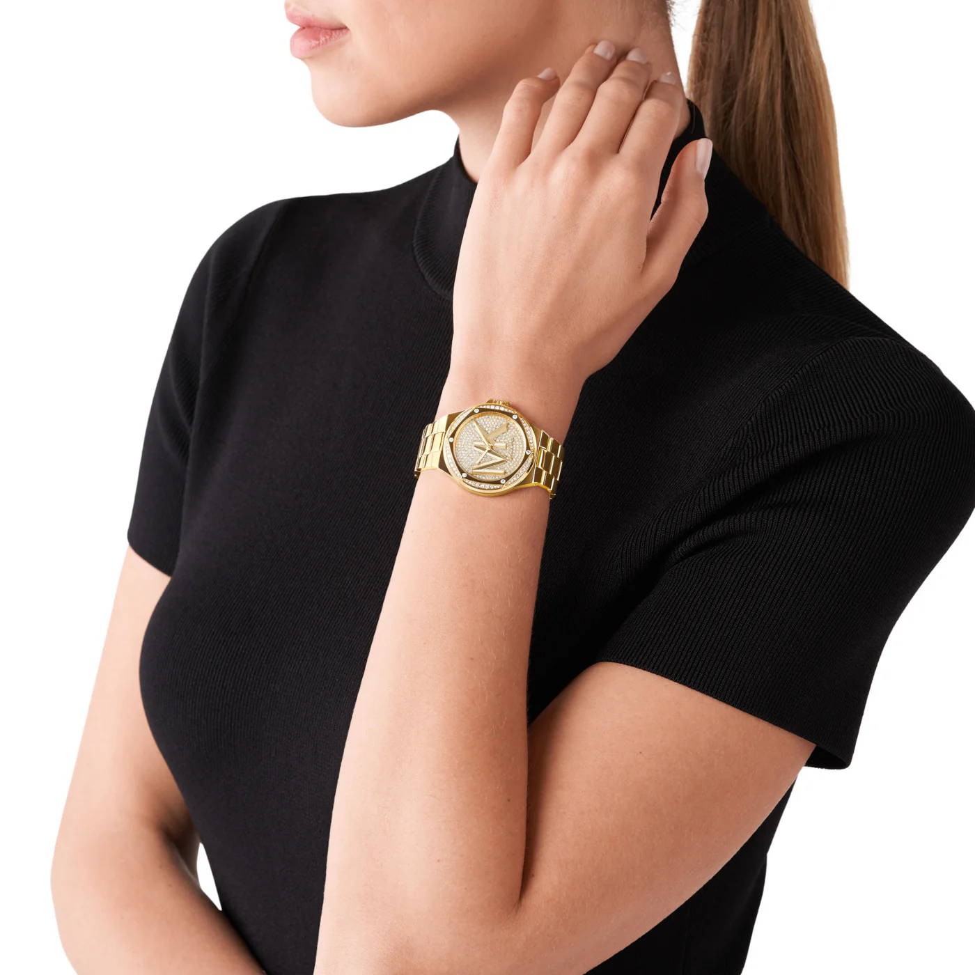 Michael Kors Lennox Gold Watch MK7229 - Image 2