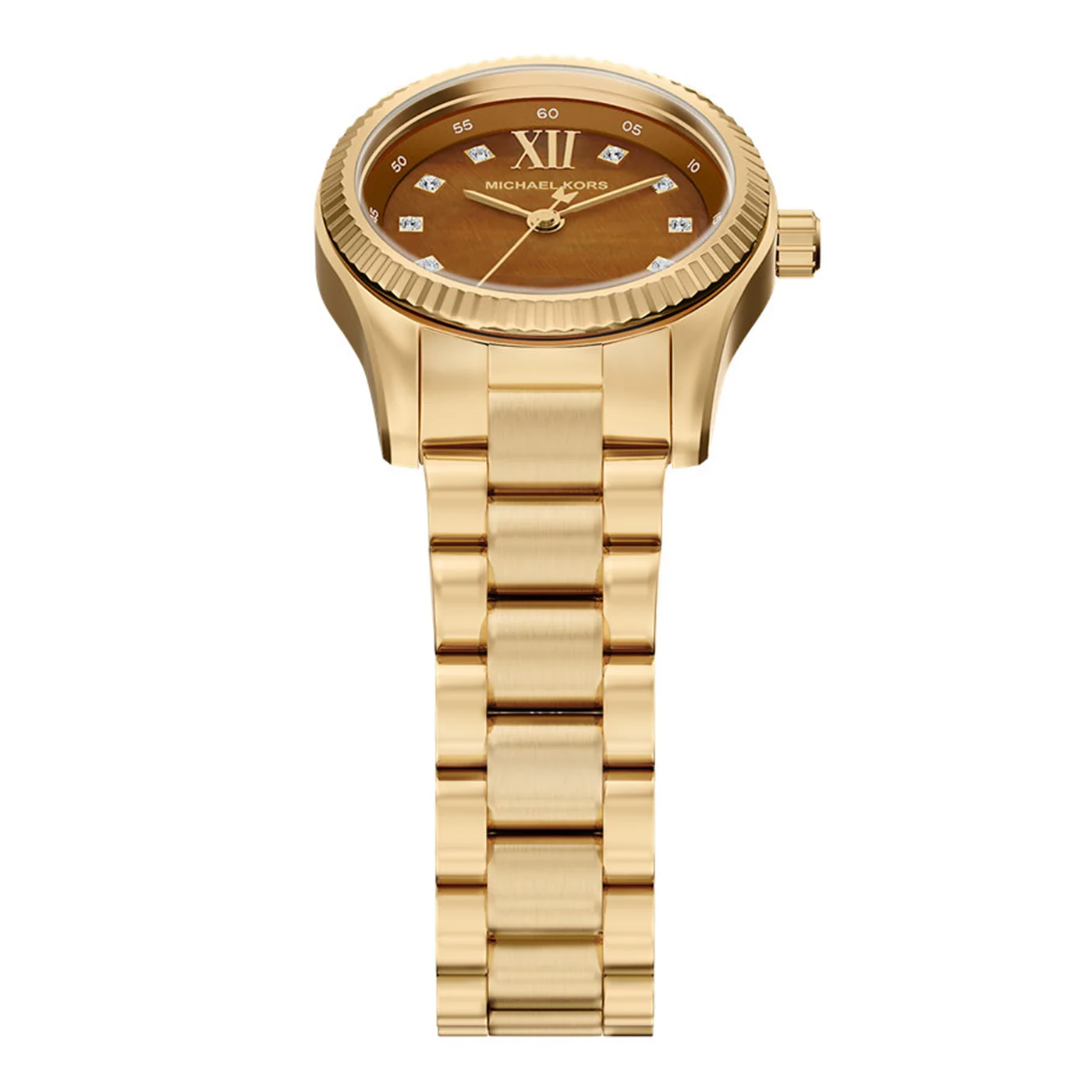 Michael Kors Lexington Round Brown Dial Watch MK7578 - Image 5