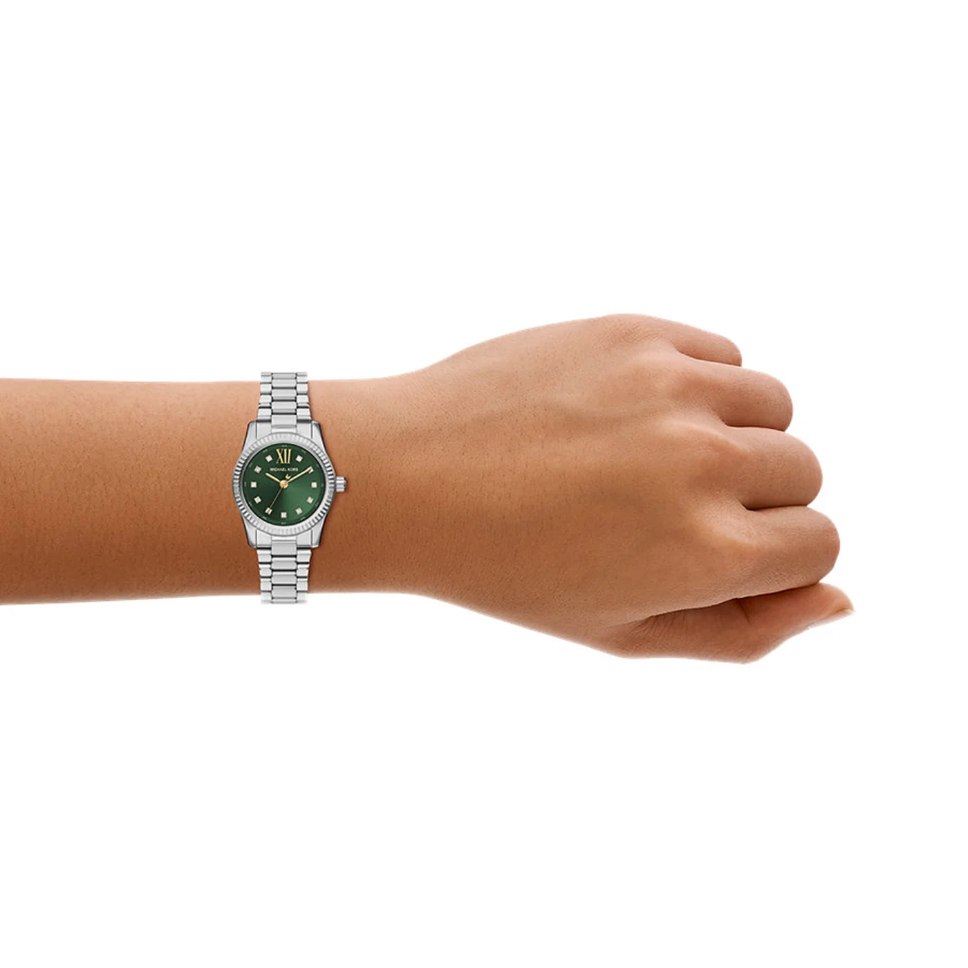 Michael Kors Lexington Round Green Dial Watch MK7580 - Image 3