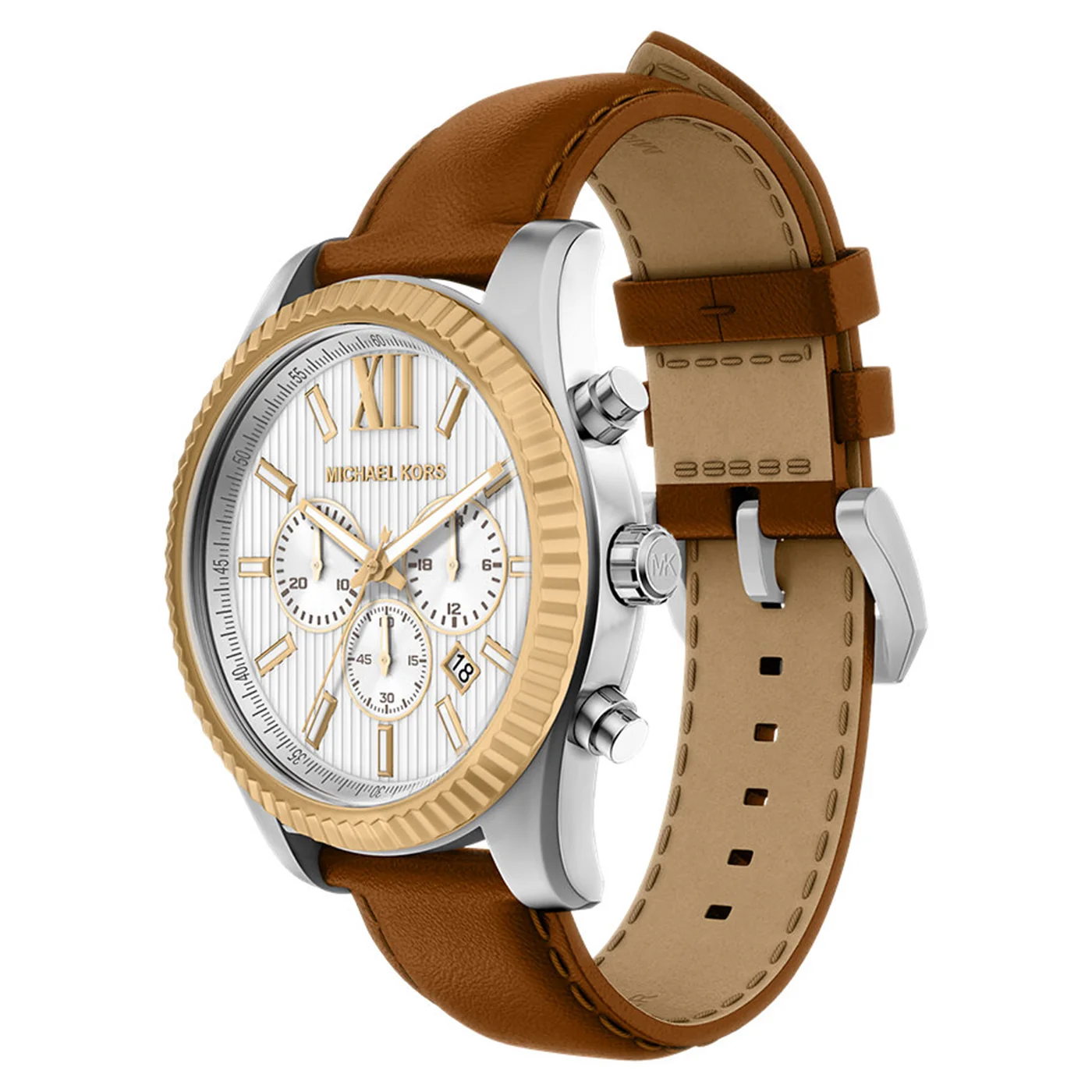 Michael Kors Lexington Round White Dial Watch MK9257 - Image 2