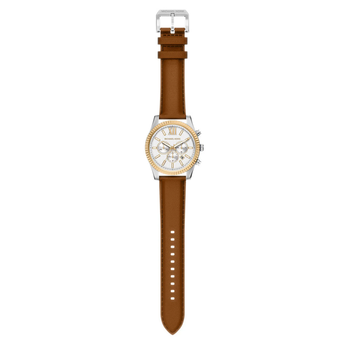 Michael Kors Lexington Round White Dial Watch MK9257 - Image 4