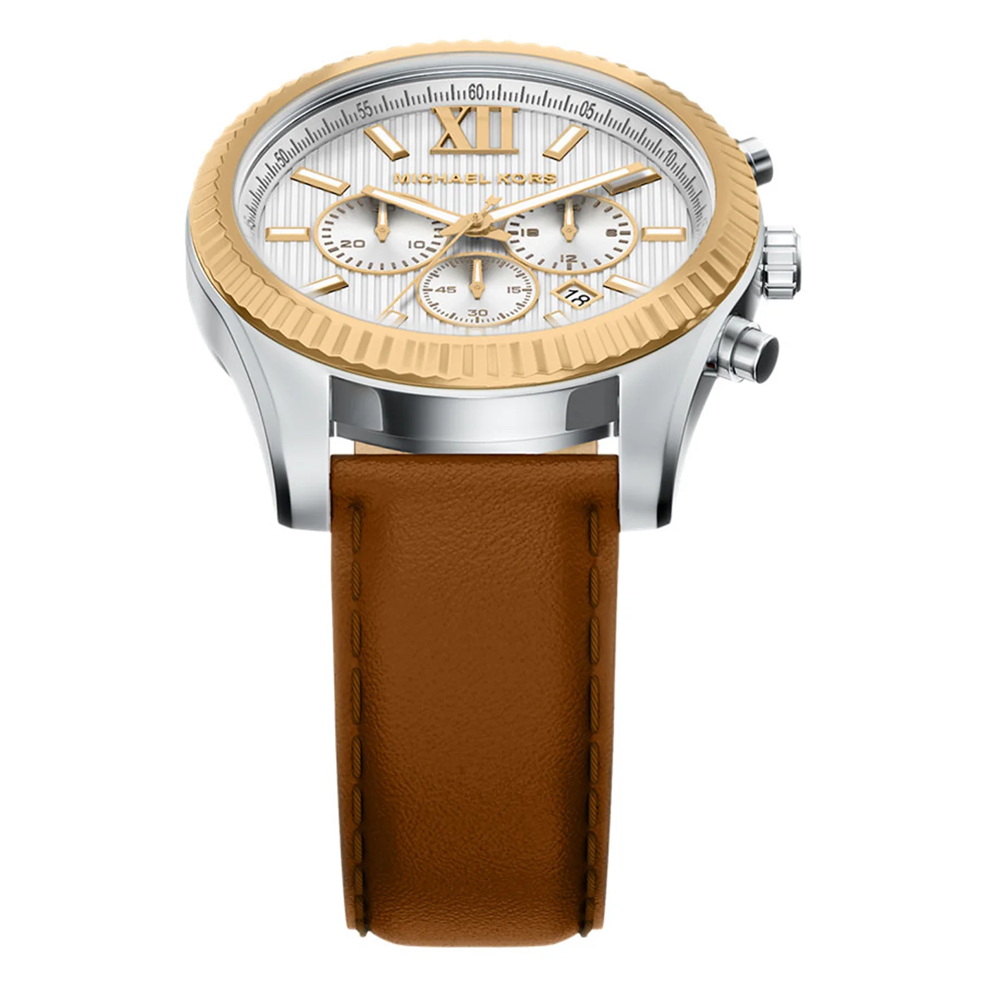 Michael Kors Lexington Round White Dial Watch MK9257 - Image 6