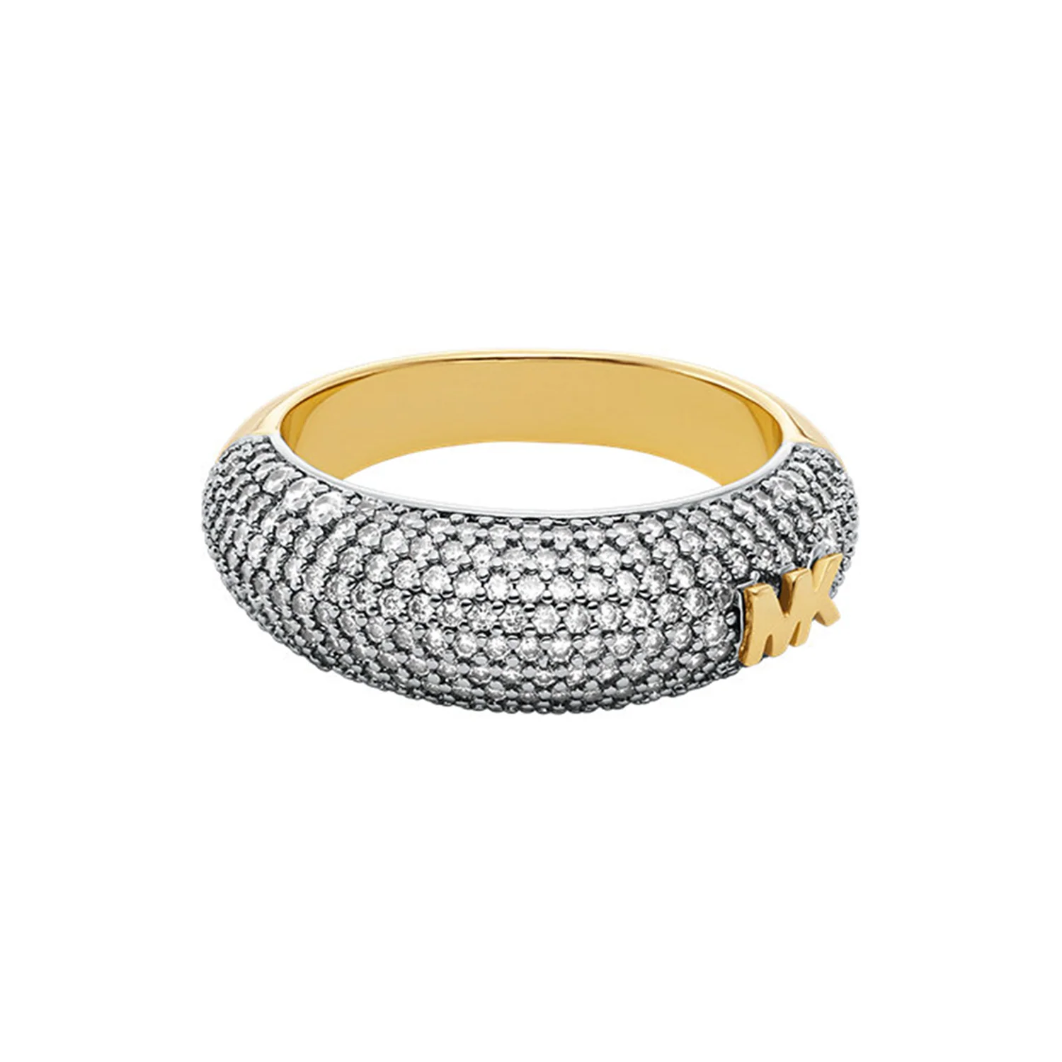 Michael Kors Premium Gold Coloured Copper Ring MKJ85419315 - Image 2