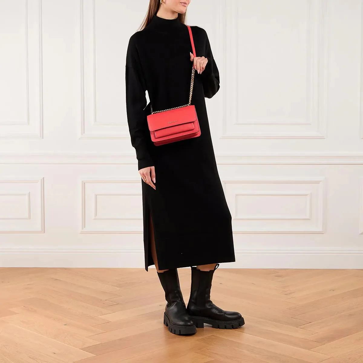 Michael Kors Red Crossbody Bag 2001-A0480511 - Image 2