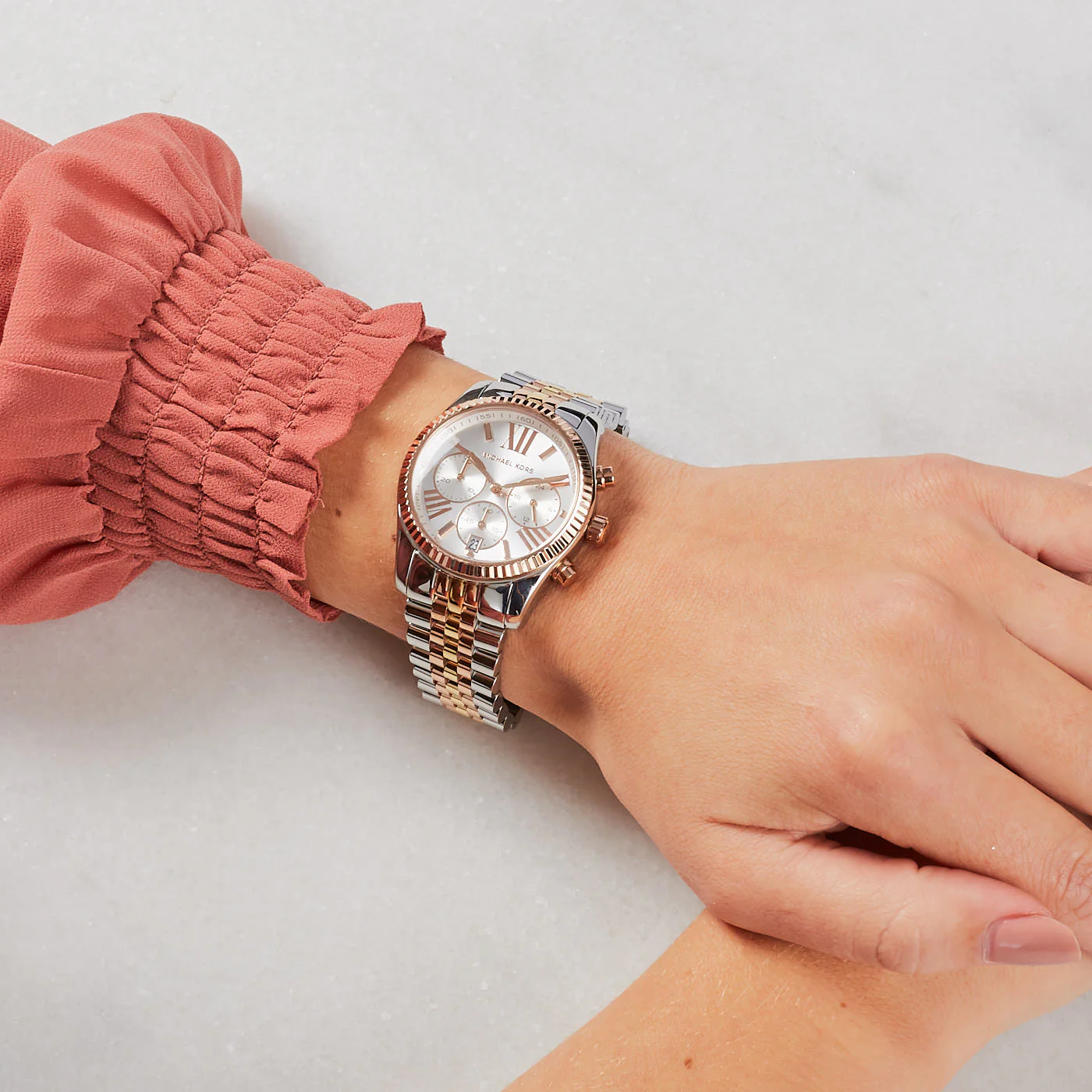 Michael Kors Silver Watch MK5735 - Image 2