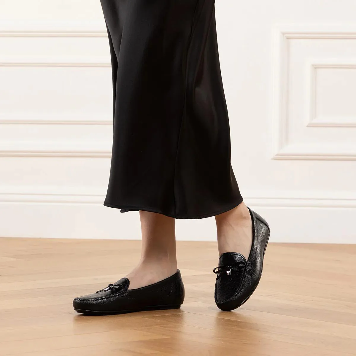 Michael Kors Zwarte Leren Ballerina's 2001-A0478373_39 - Image 2