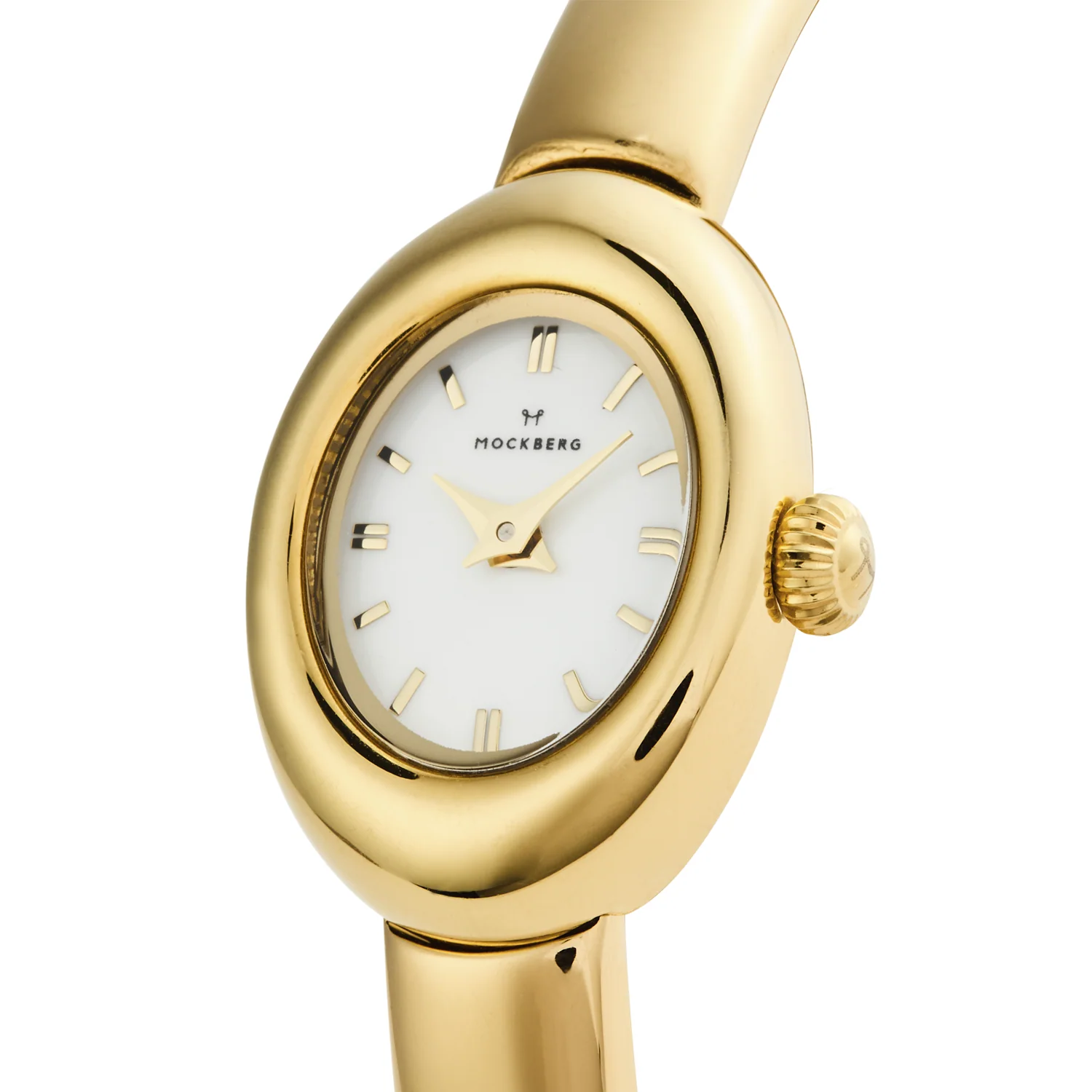 Mockberg Belle Oval Petite Gold Large Bangle Women's Watch MB1771 - Image 3