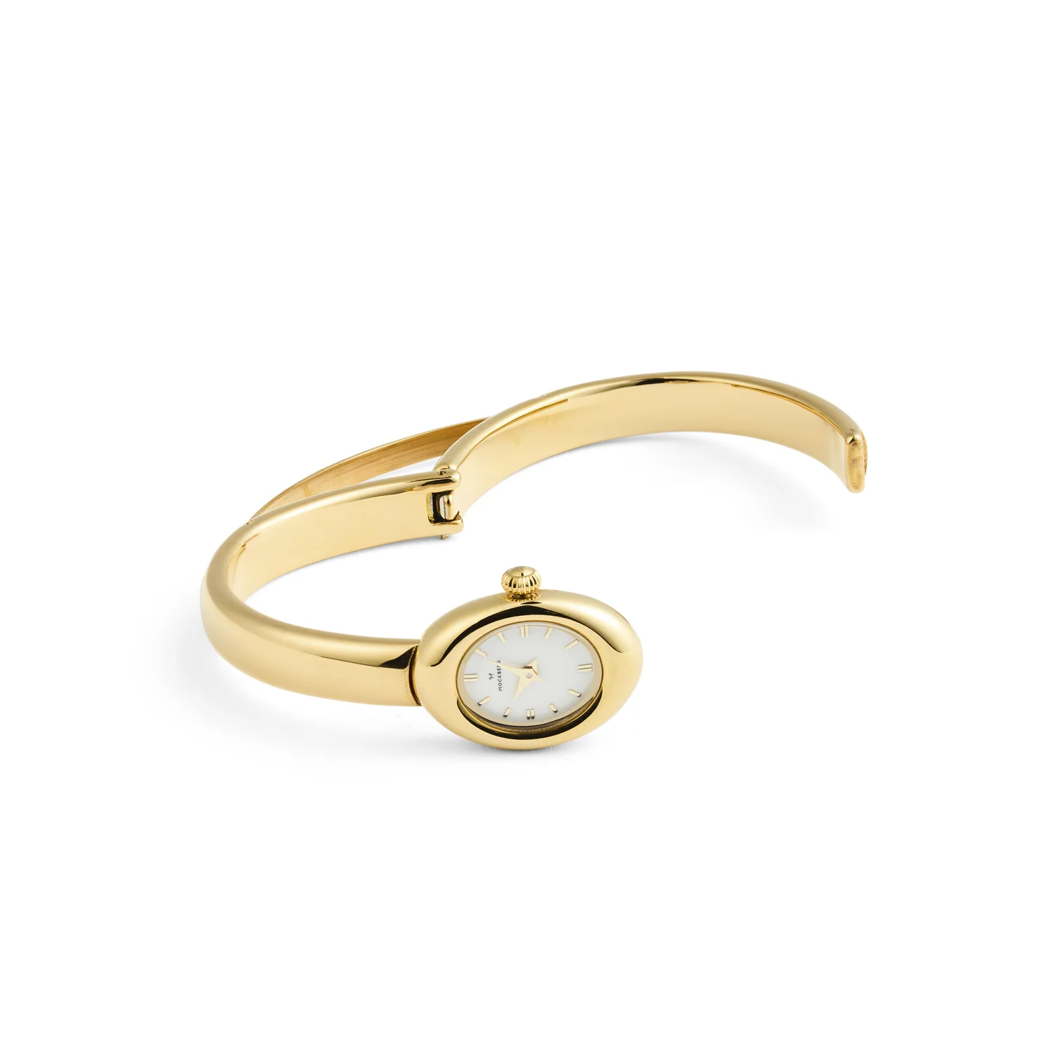 Mockberg Belle Oval Petite Gold Large Bangle Women's Watch MB1771 - Image 4