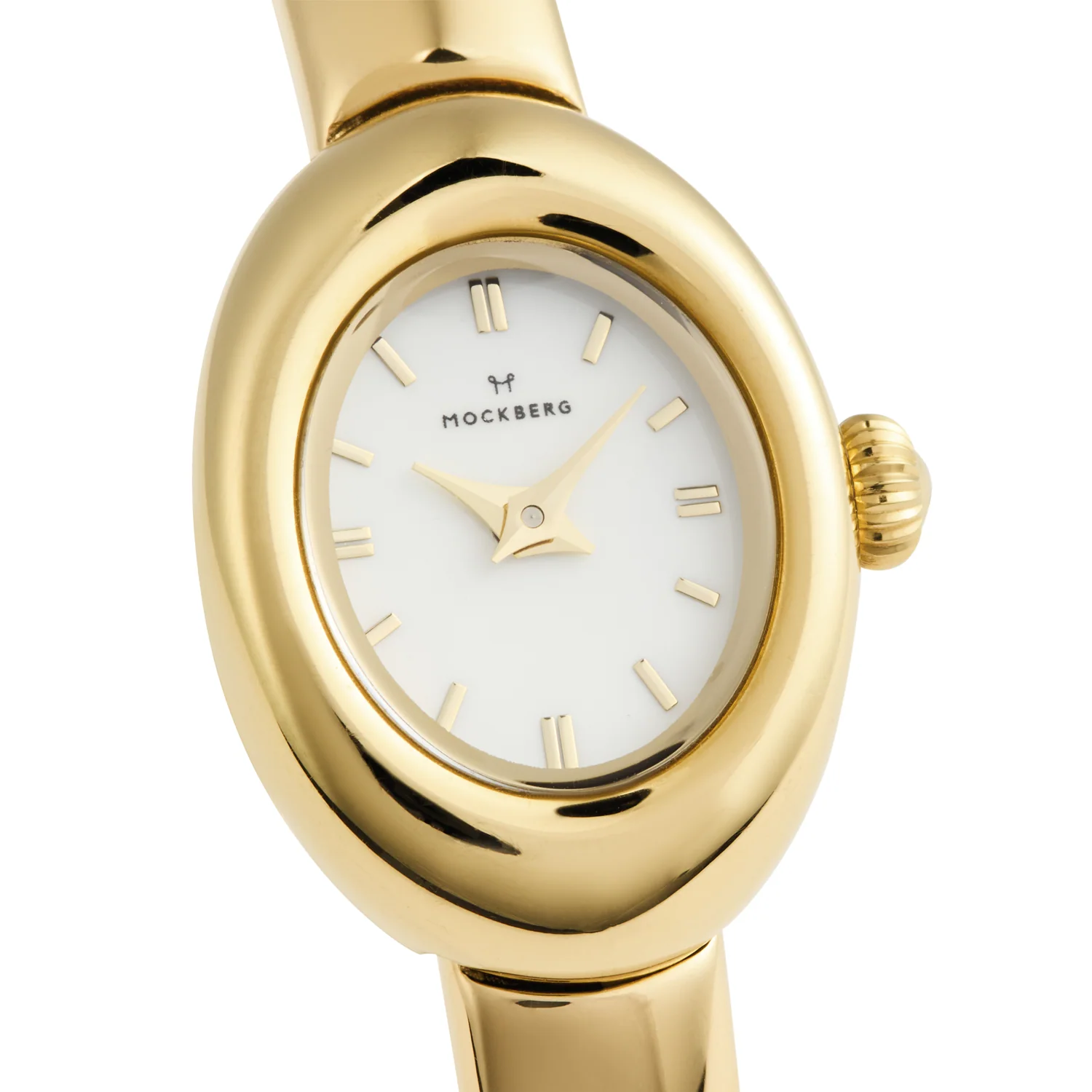 Mockberg Belle Oval Petite Gold Large Bangle Women's Watch MB1771 - Image 5