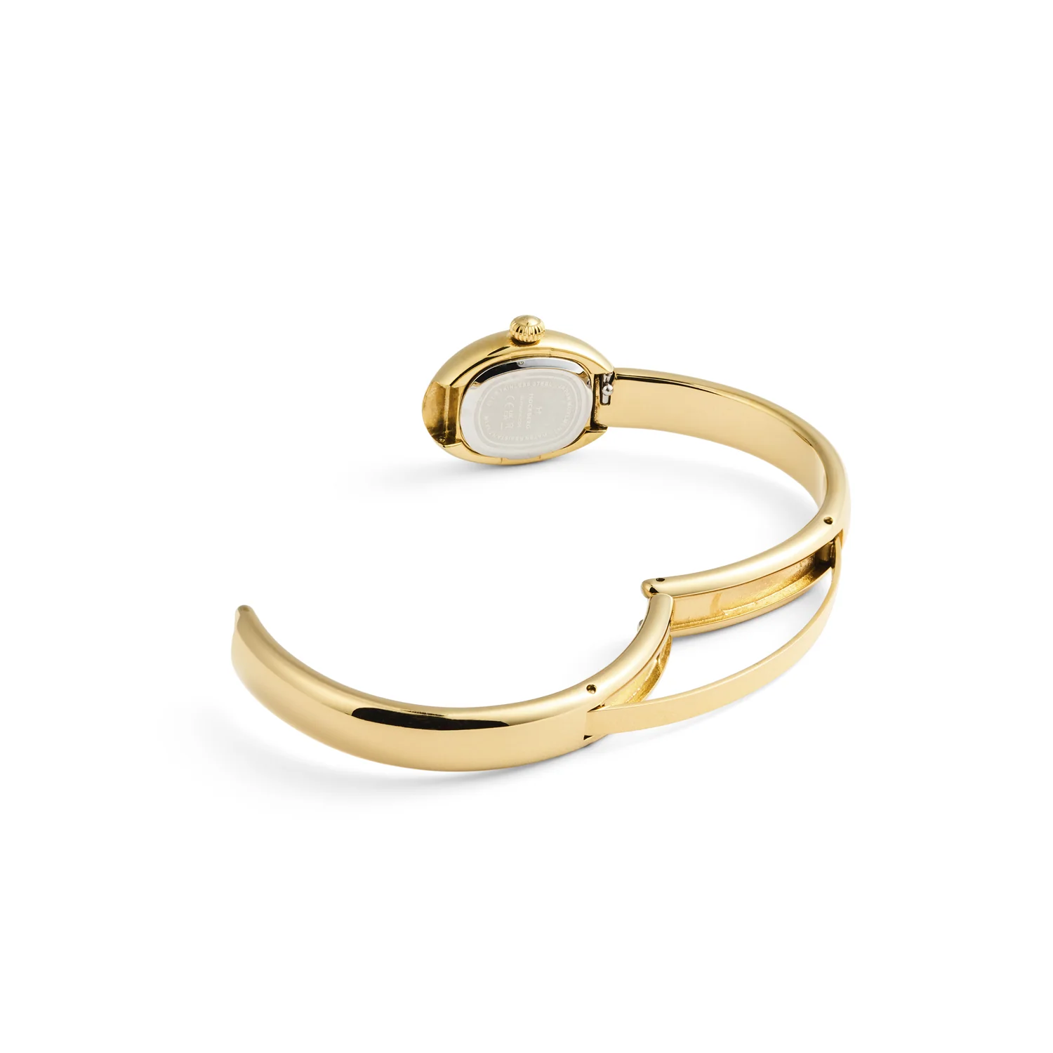 Mockberg Belle Oval Petite Gold Large Bangle Women's Watch MB1771 - Image 7