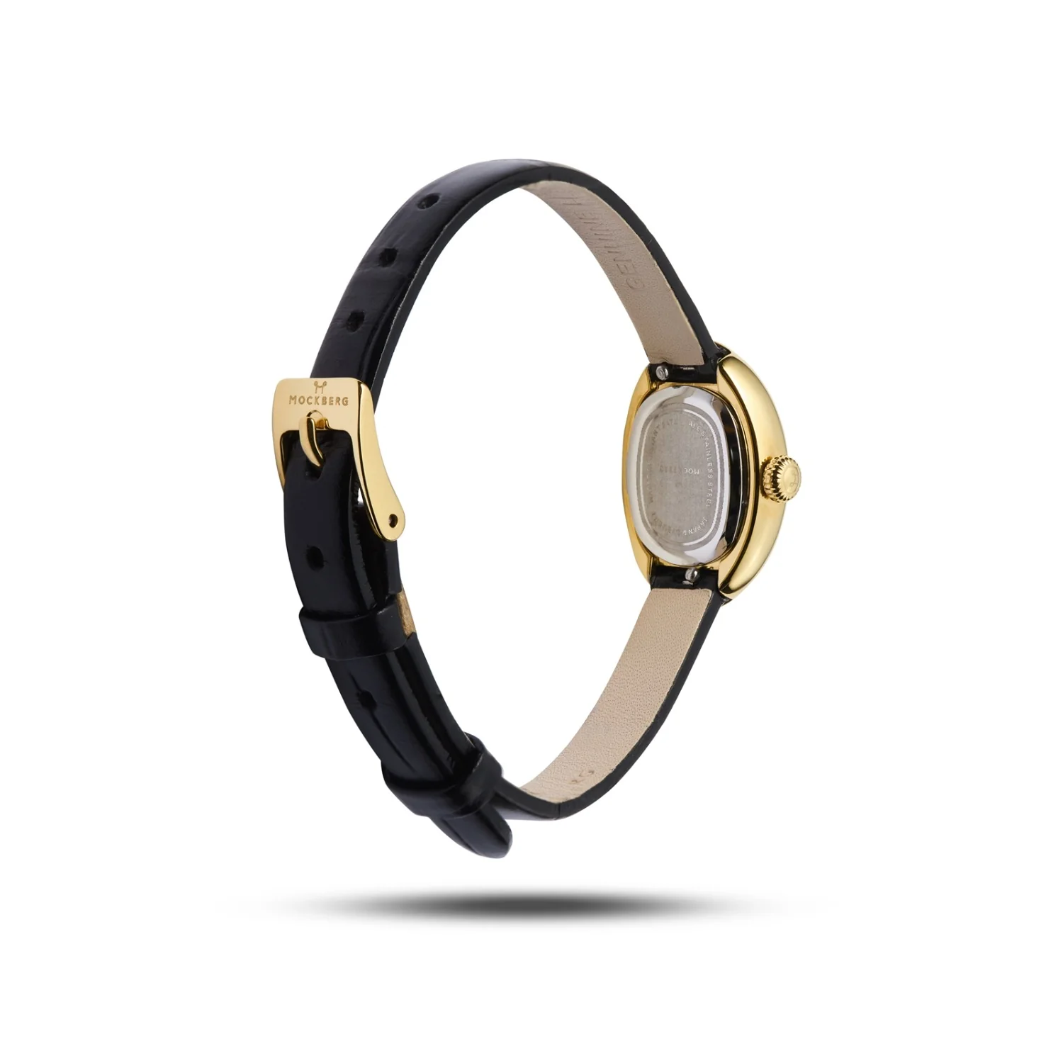 Mockberg Belle Oval Petite Leather Women's Watch MB1412 - Image 8