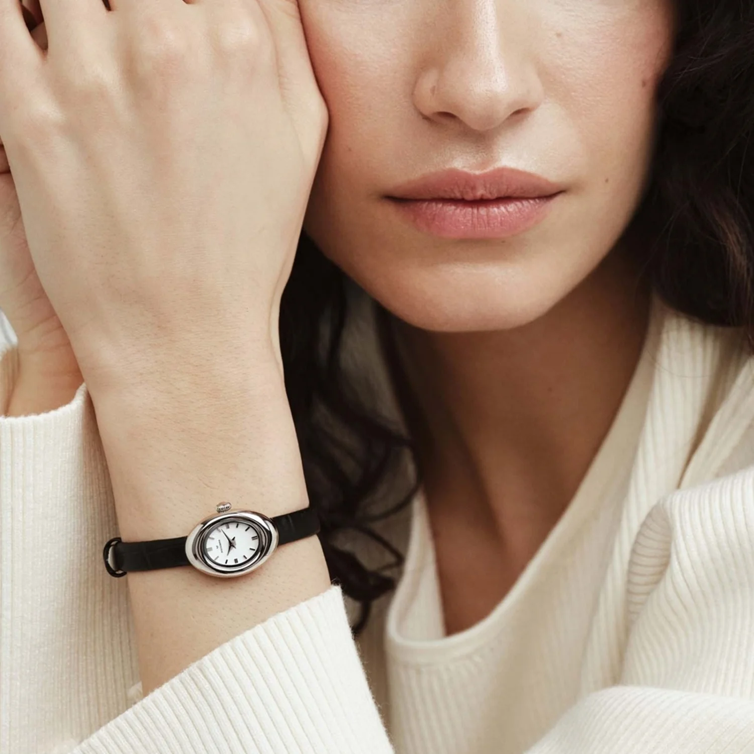 Mockberg Belle Oval Petite Leather Women's Watch MB1413 - Image 6