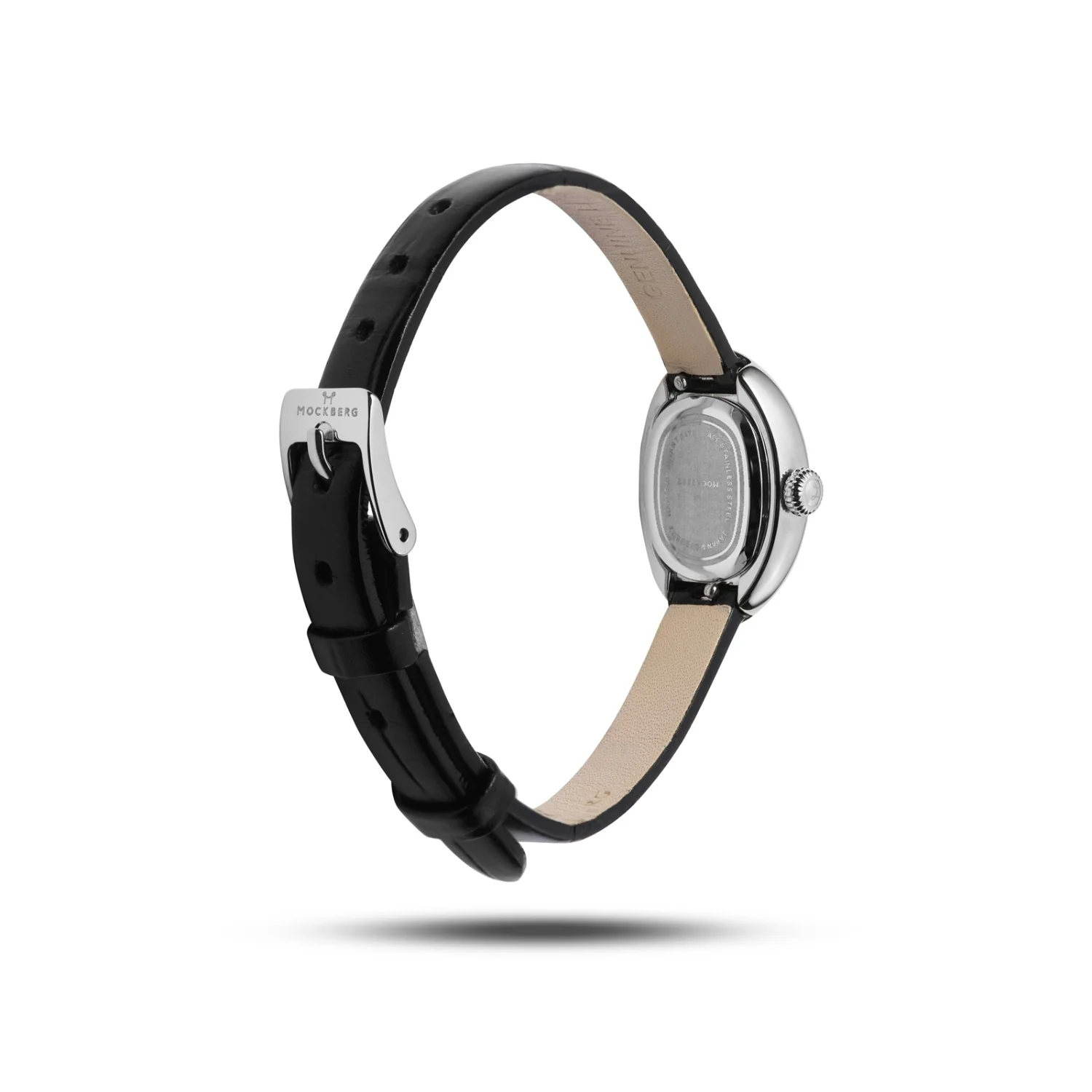 Mockberg Belle Oval Petite Leather Women's Watch MB1413 - Image 8