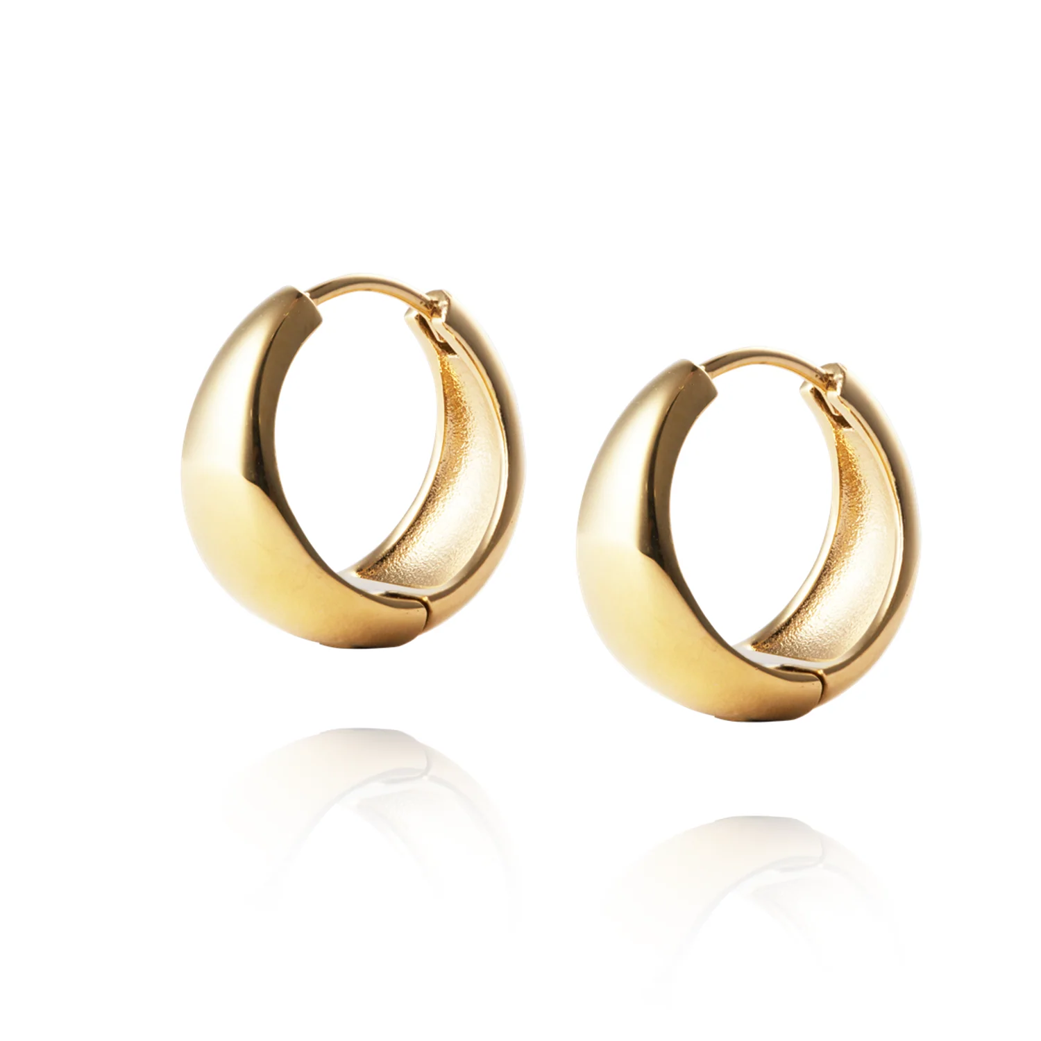 Mockberg Bold Hoops Large MO146 - Image 3