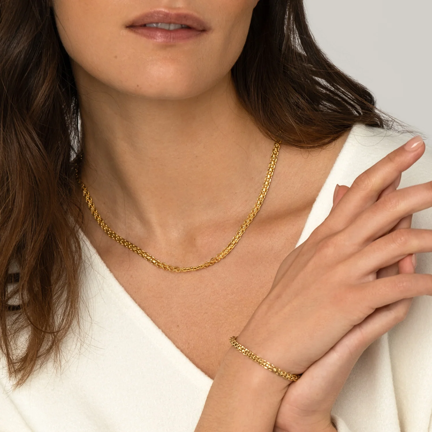 Mockberg Gold Plated Darling Bracelet MO234 - Image 2