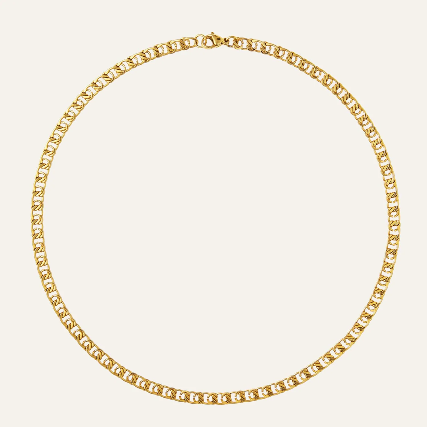 Mockberg Gold Plated Infinity Necklace MB0179 - Image 3