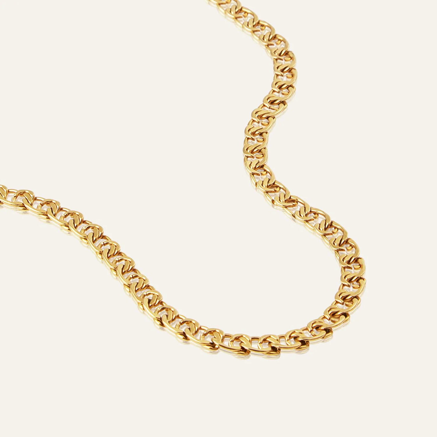 Mockberg Gold Plated Infinity Necklace MB0179 - Image 4