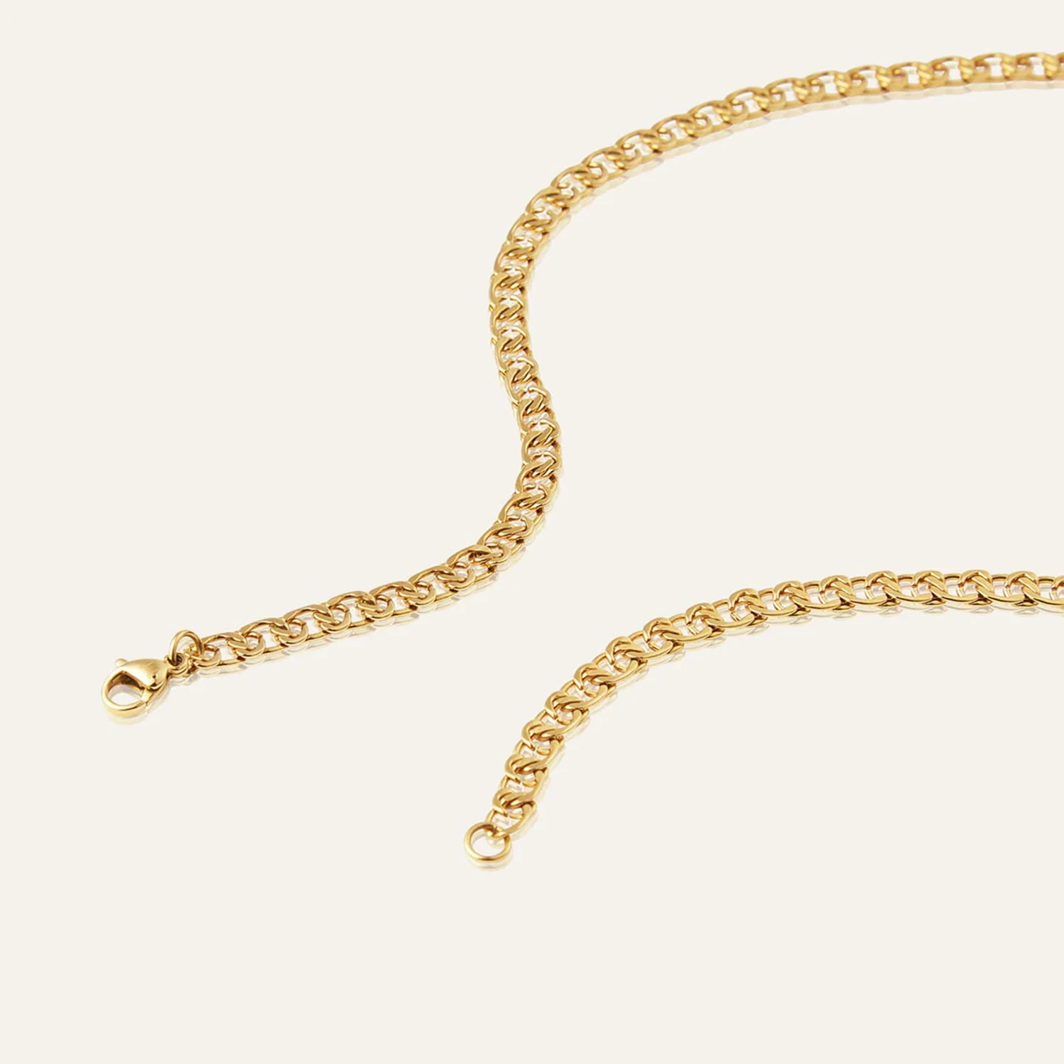 Mockberg Gold Plated Infinity Necklace MB0179 - Image 5