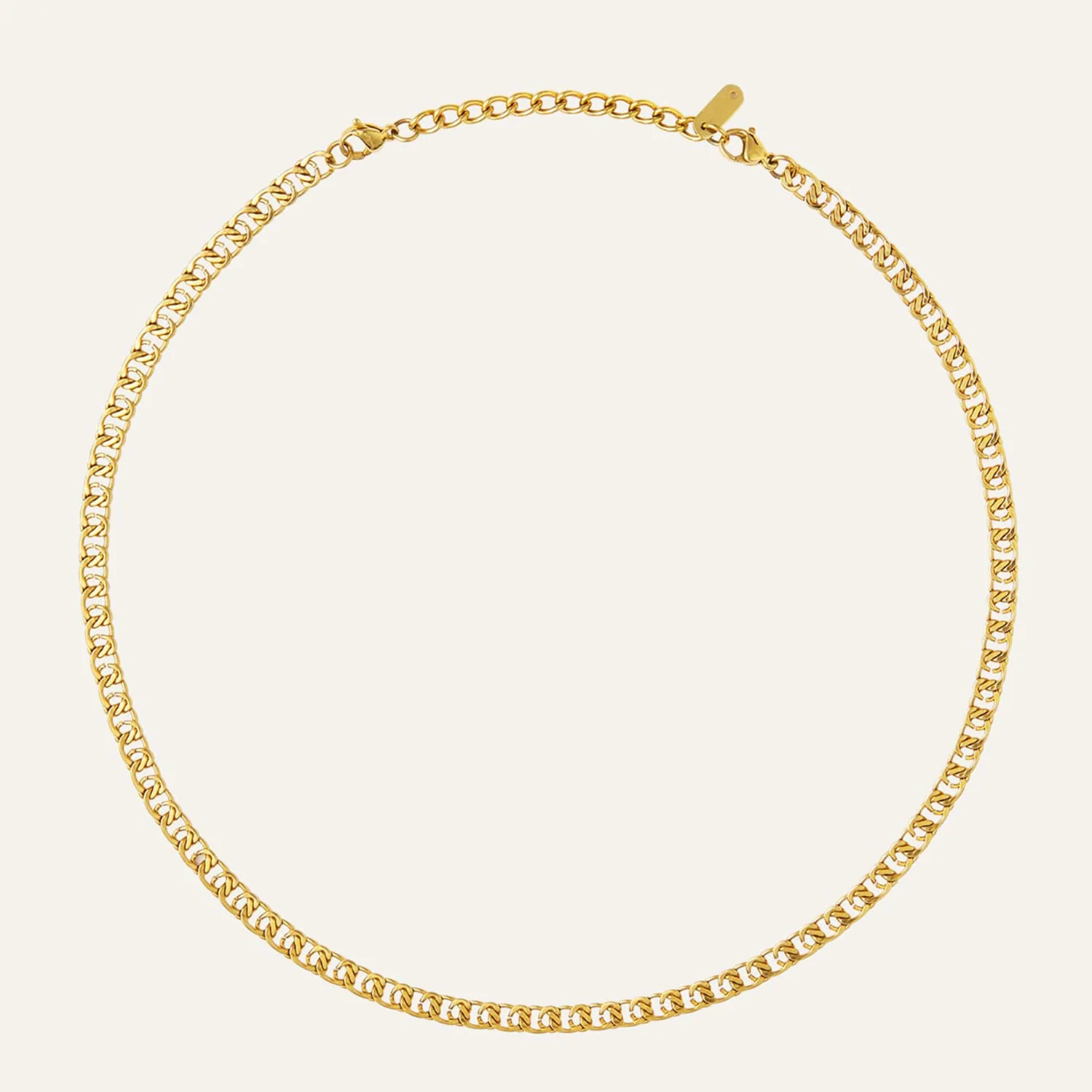 Mockberg Gold Plated Infinity Necklace MB0179 - Image 6