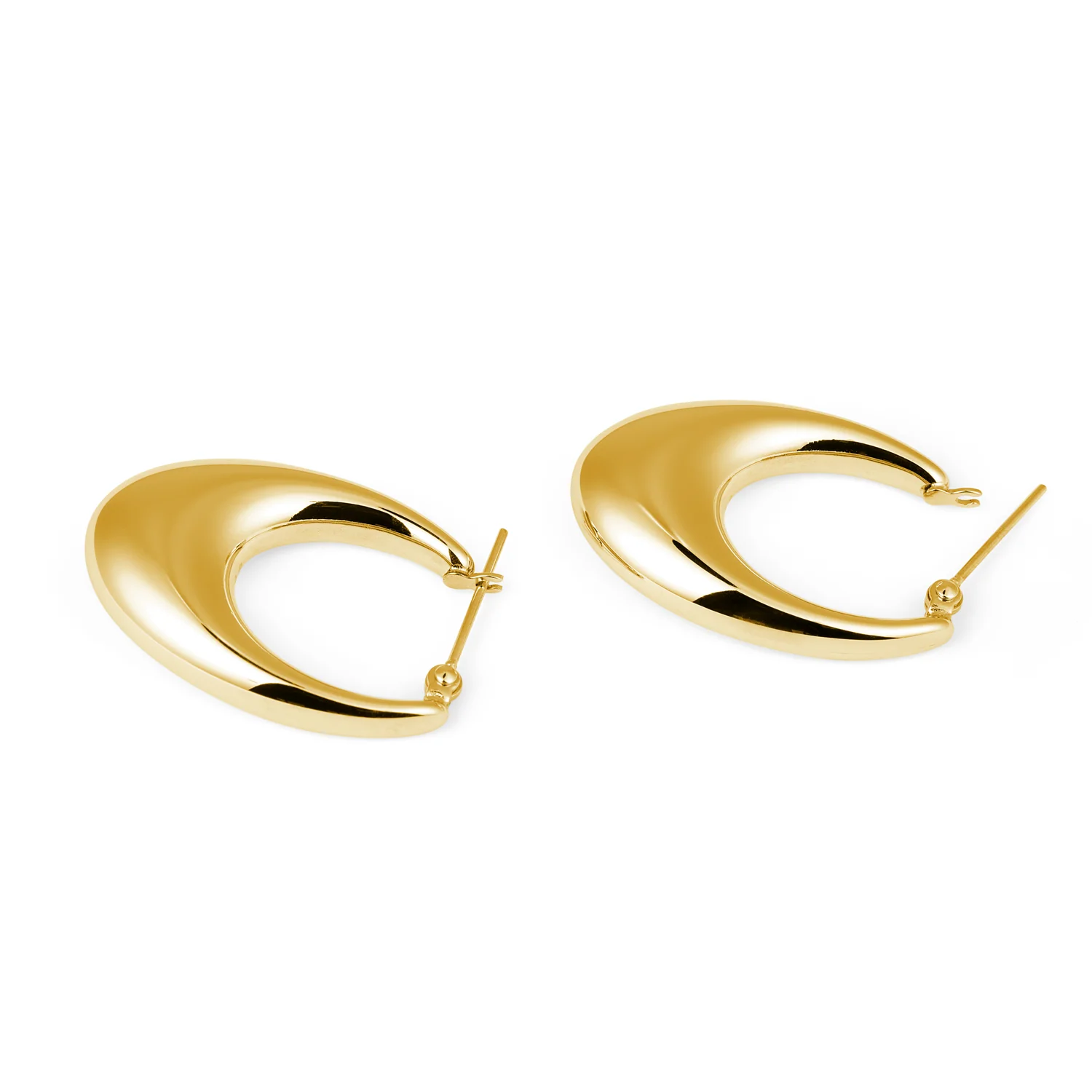 Mockberg Kenza Gold Plated Hoops MB1725 - Image 5