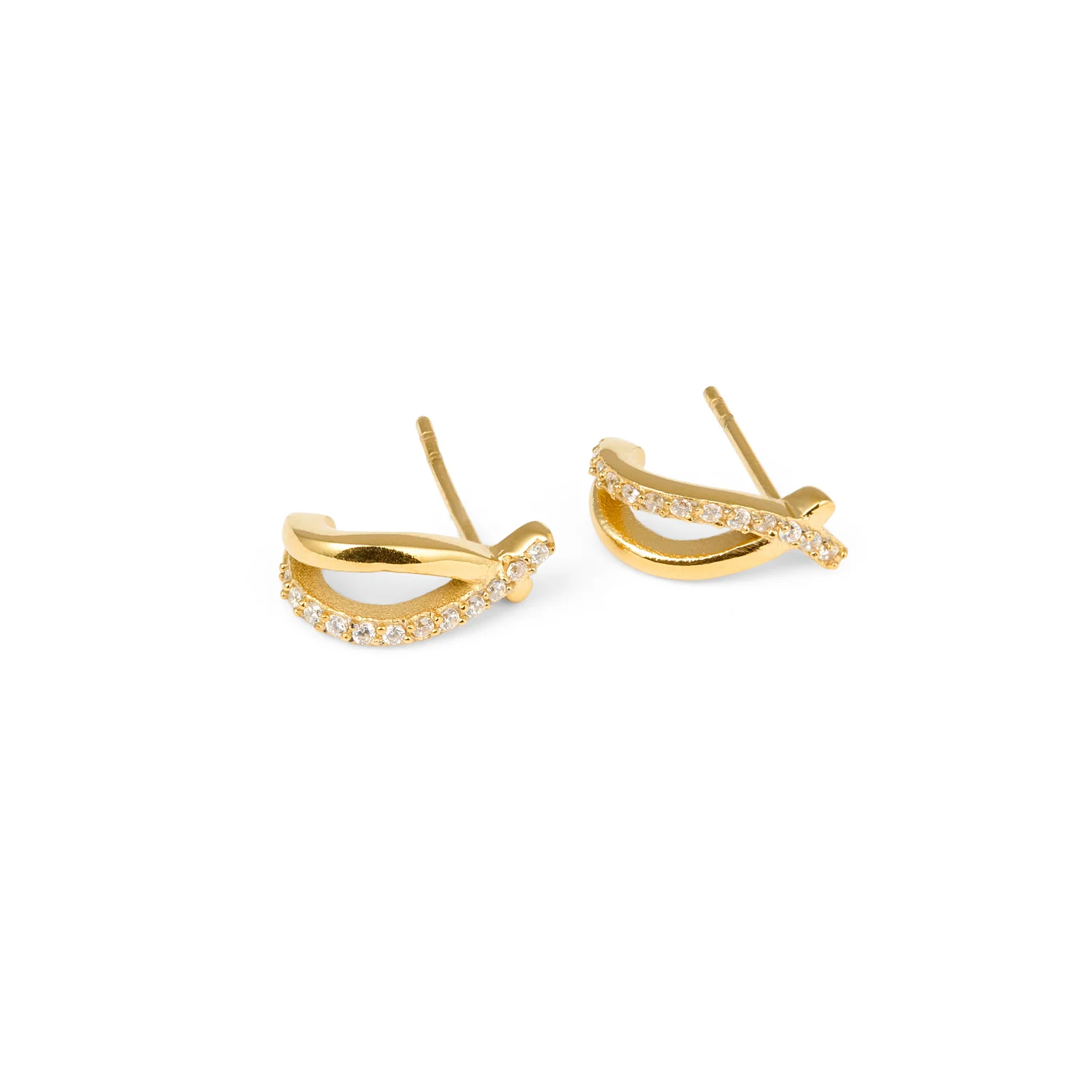 Mockberg Kenza Ines Gold Plated Earrings MB1717 - Image 5