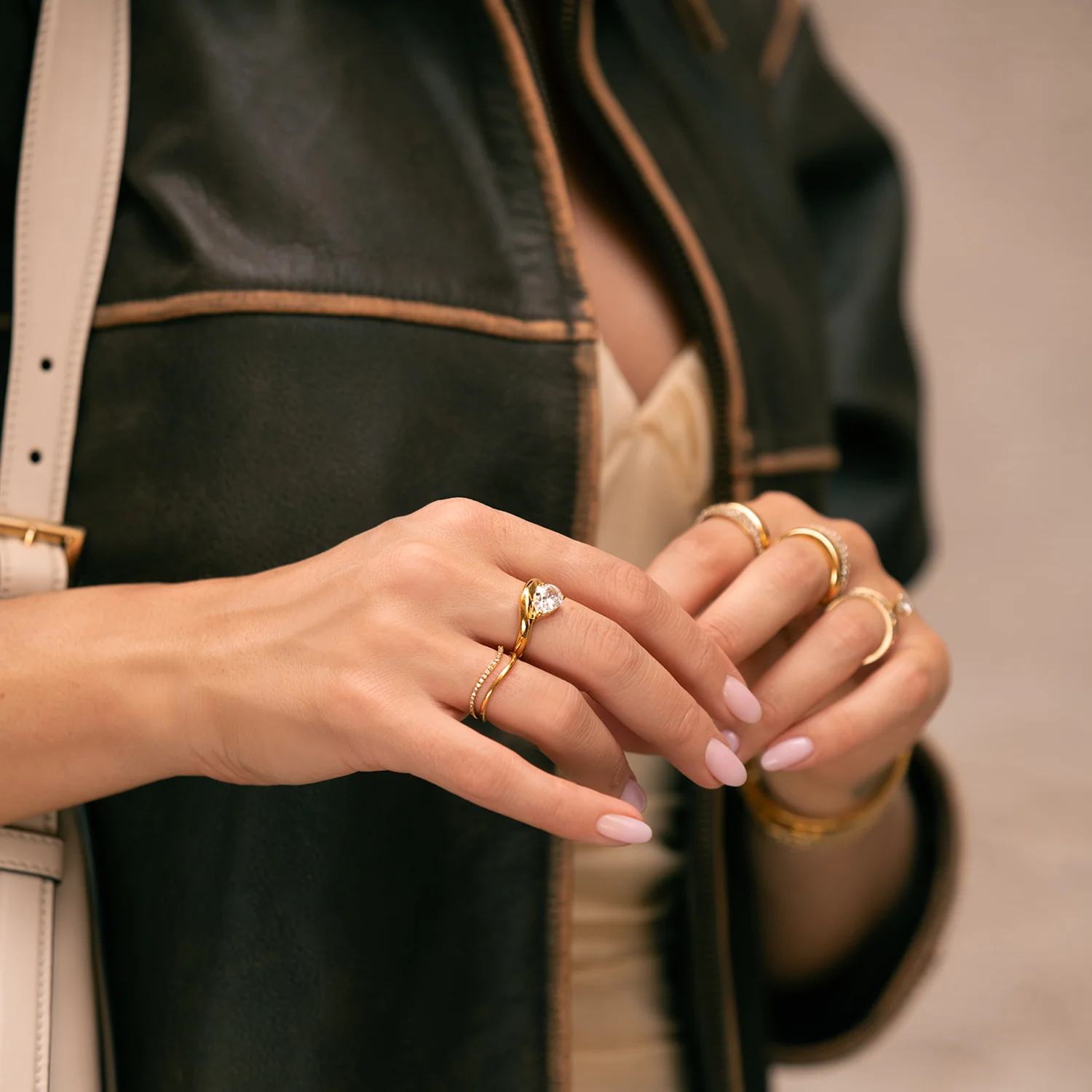 Mockberg Kenza Lys Gold-coloured Ring MB1711 - Image 2