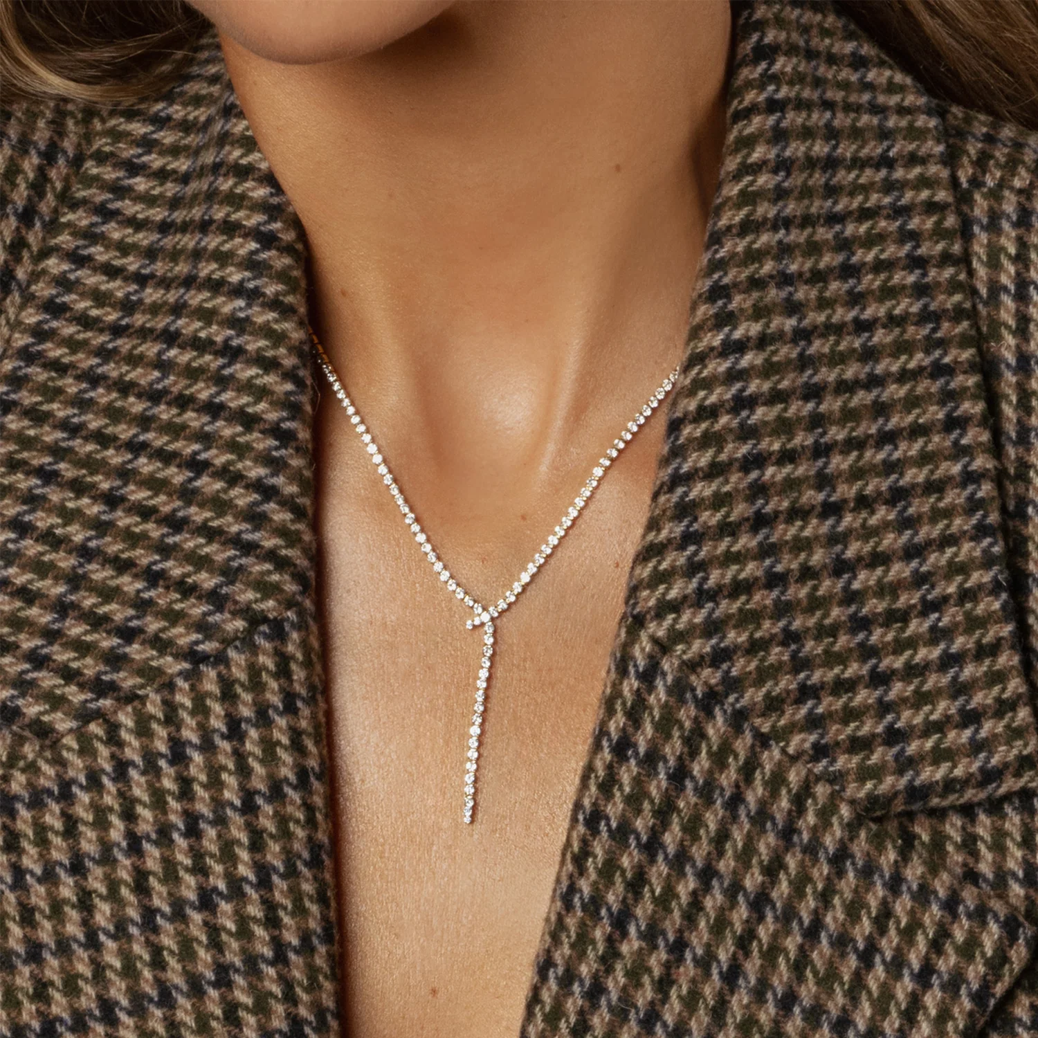 Mockberg Kenza Silver Eve Necklace MB1929 - Image 3