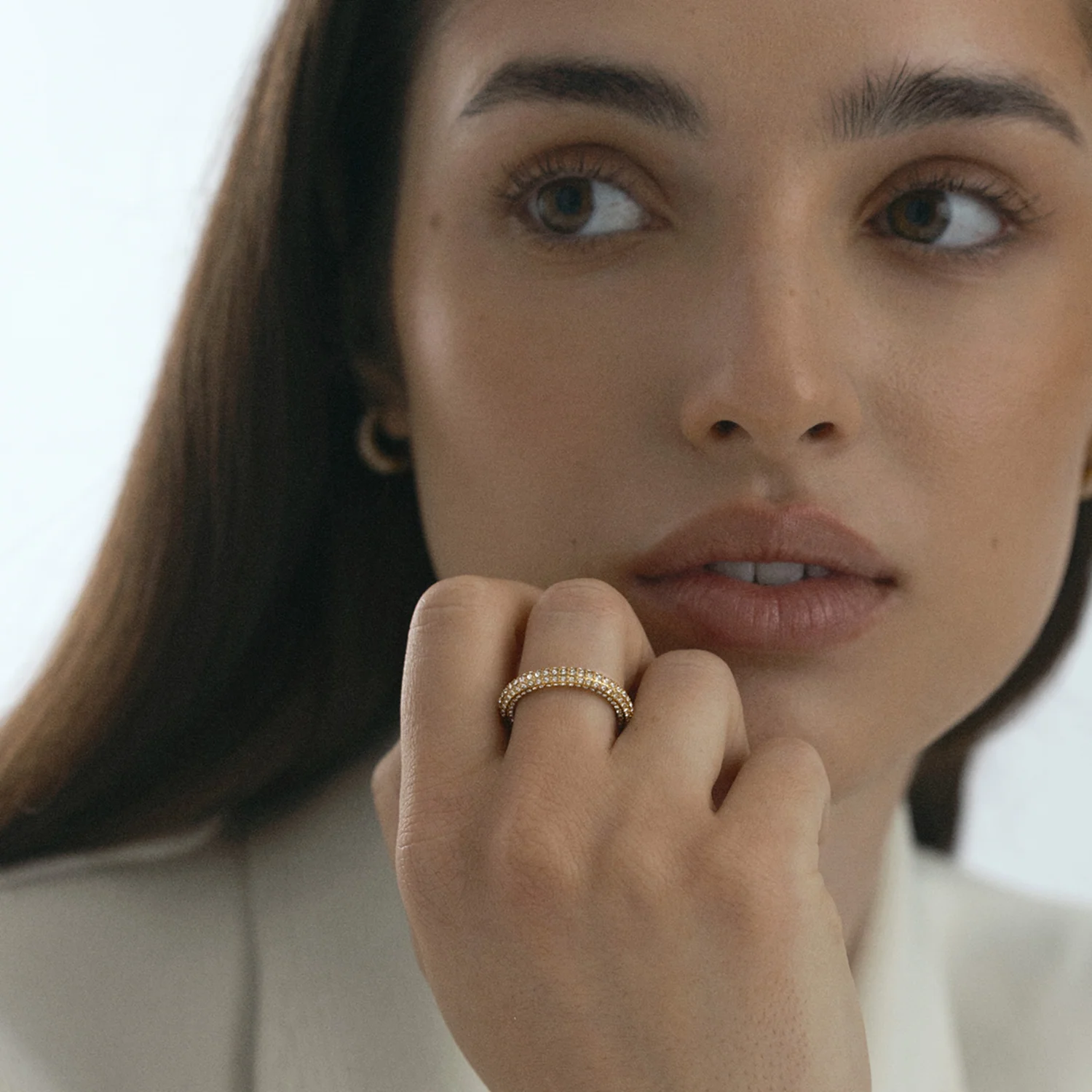 Mockberg Pavé Eternal Ring MB0211 - Image 4