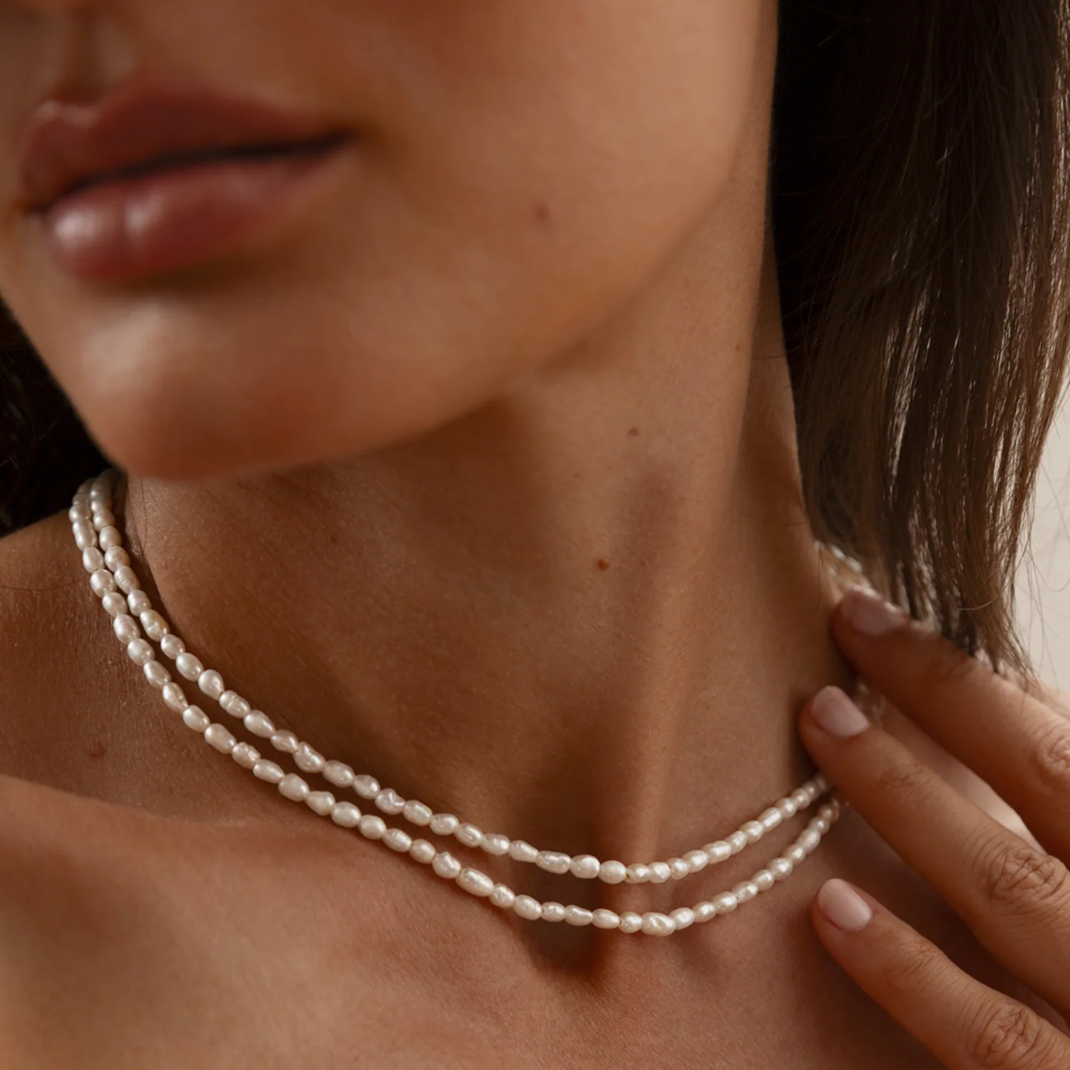 Mockberg Pearl Necklace MB1619 - Image 5