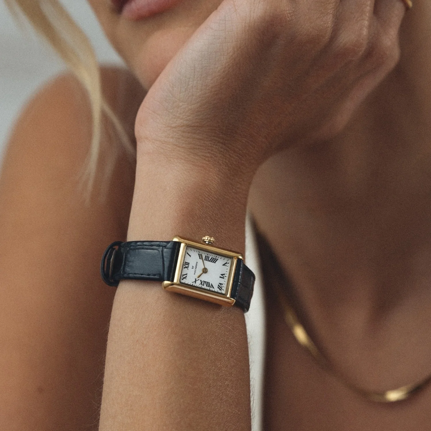 Mockberg Timeless Black Leather Women's Watch MB0245 - Image 4