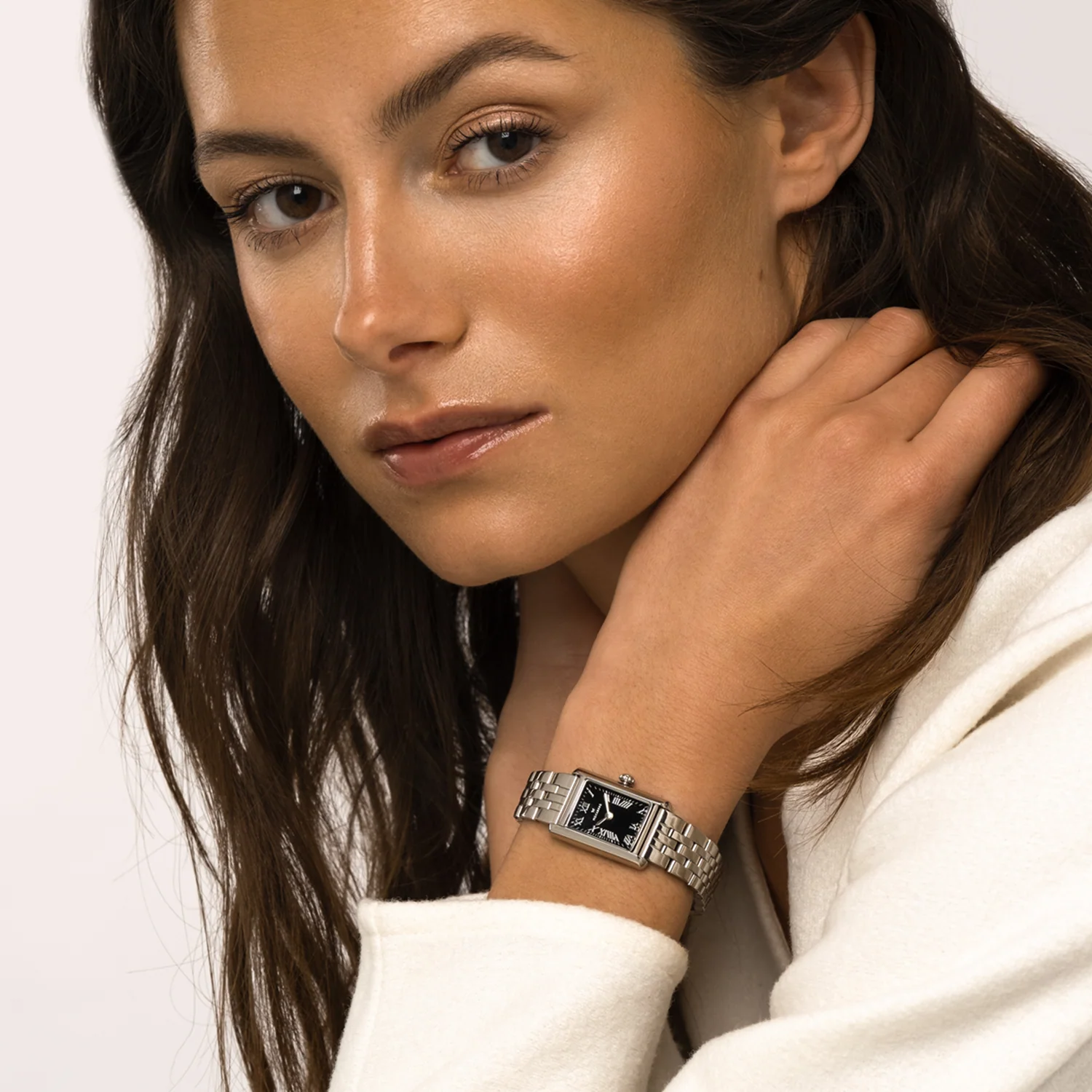 Mockberg Timeless Silver Noir Watch MO244 - Image 2