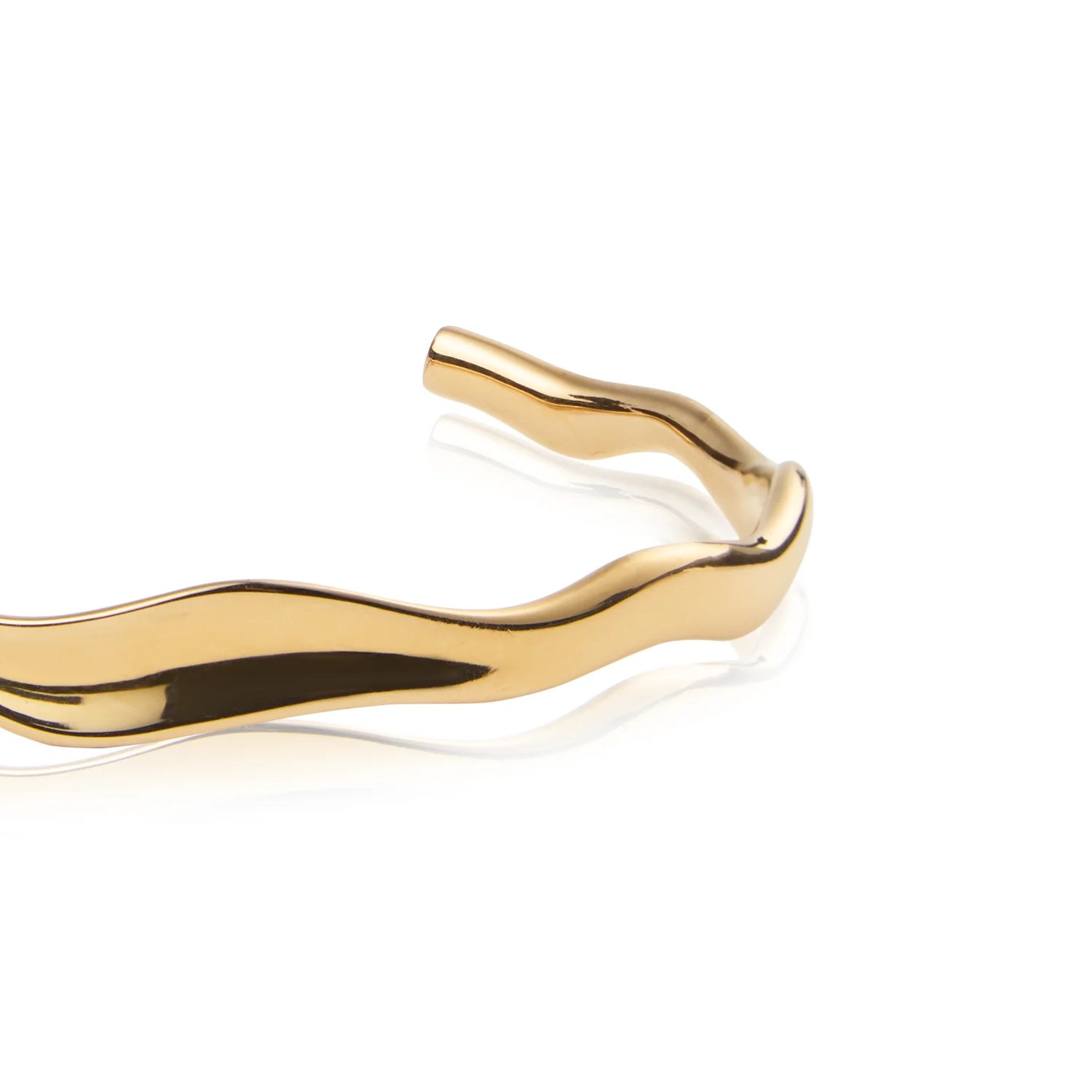 Mockberg Wavy Bolded Cuff Bracelet MB0173 - Image 3