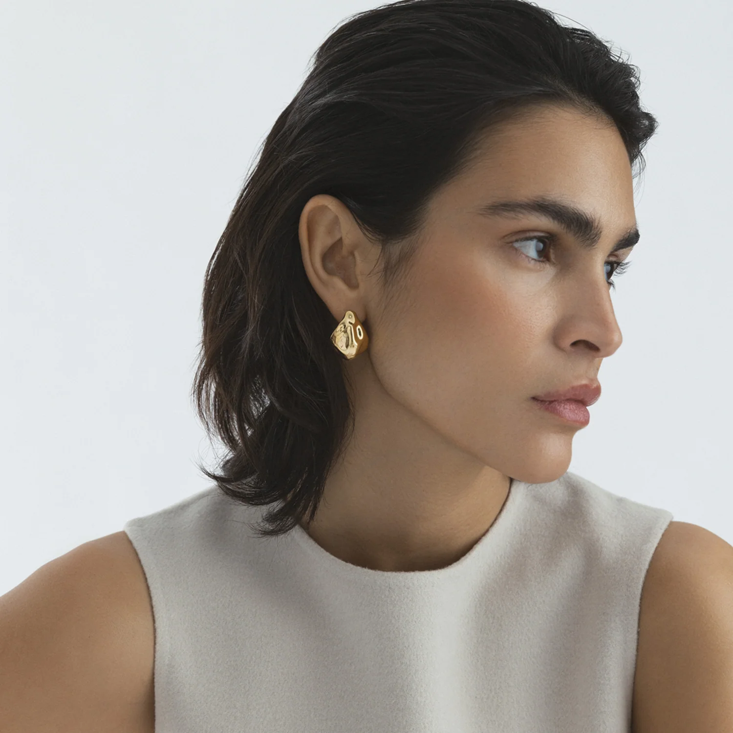 Mockberg Wavy Bolded Drop Earring MB0171 - Image 2