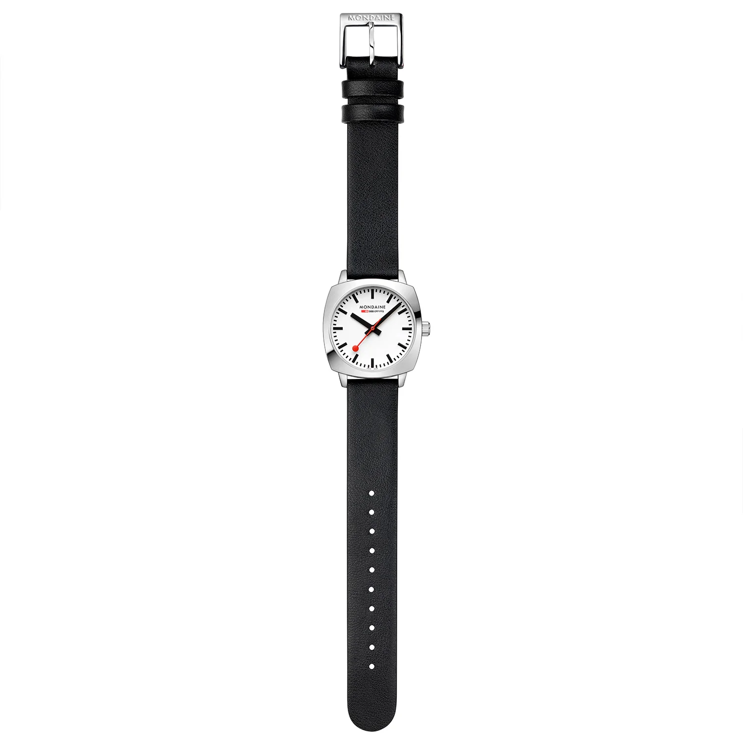 Mondaine Petite Cushion Wit Horloges 2002-MSL_31110_LBV - Image 2