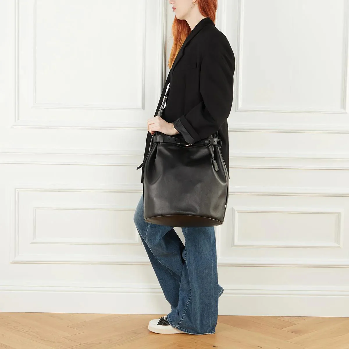 Moschino Black Bucket Bag 2001-A0540787 - Image 2