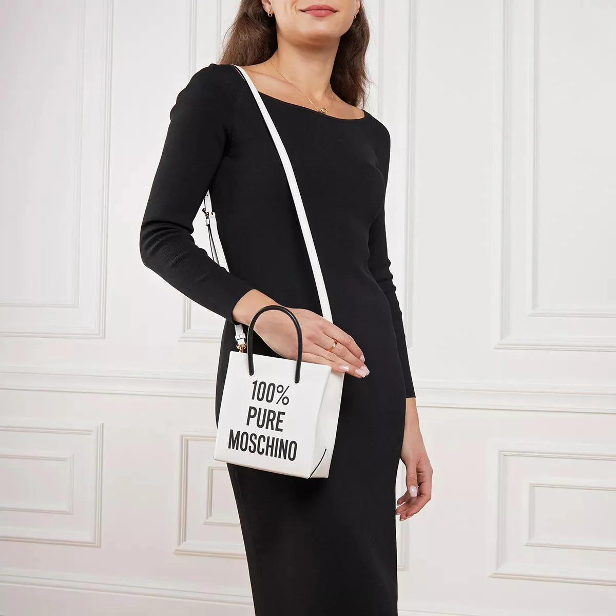 Moschino Black Crossbody Bag 2001-A0222235 - Image 2