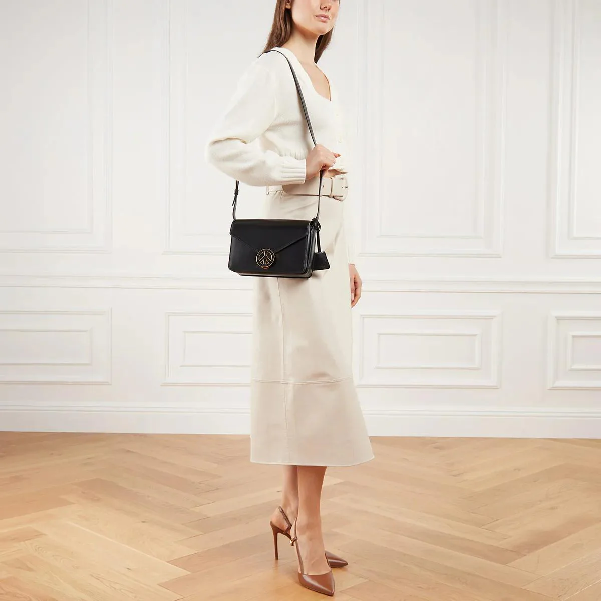 Moschino Black Crossbody Bag 2001-A0346407 - Image 2