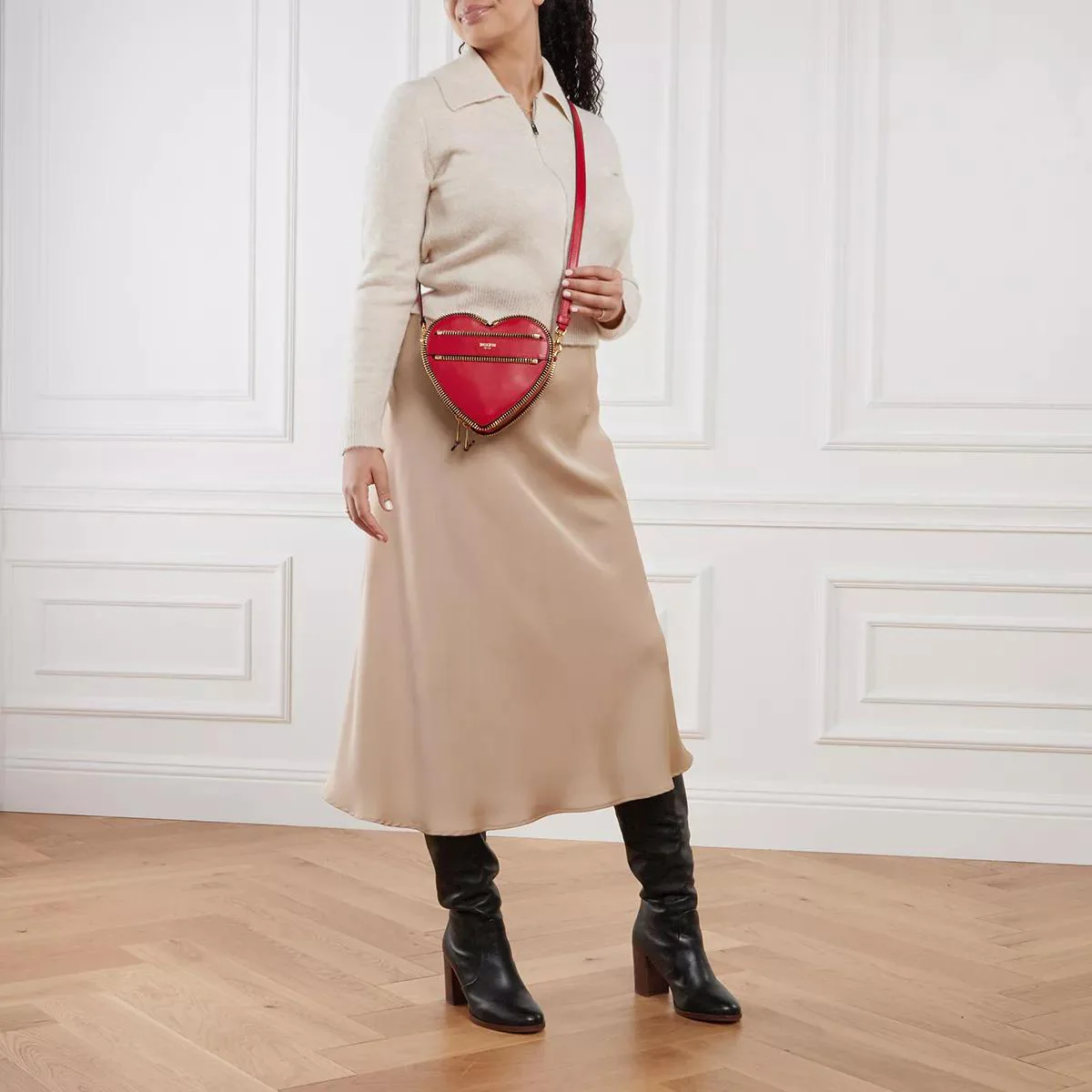 Moschino Red Crossbody Bag 2001-A0222256 - Image 2