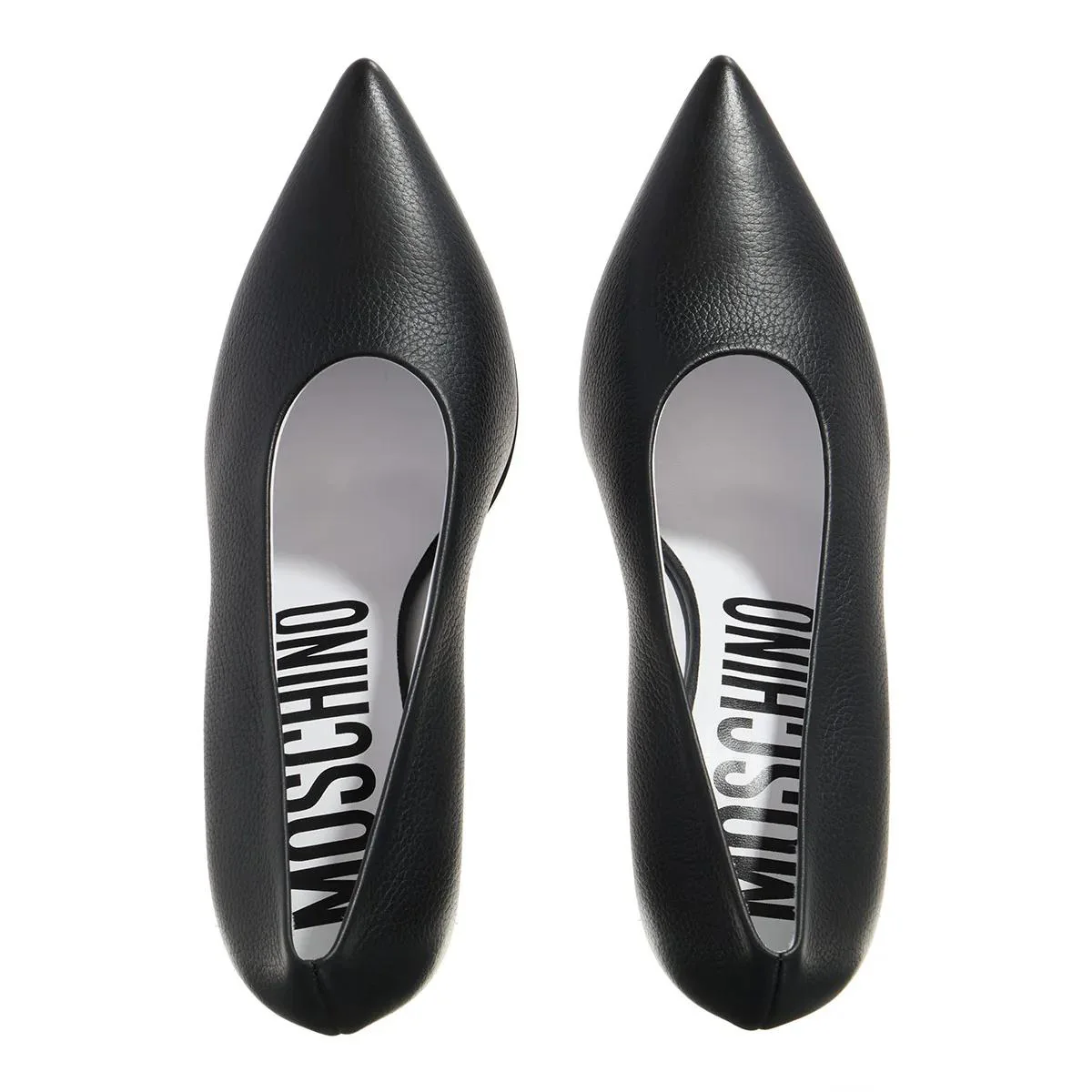 Moschino Zwarte Leren Pumps 2001-A0477070_38 - Image 3