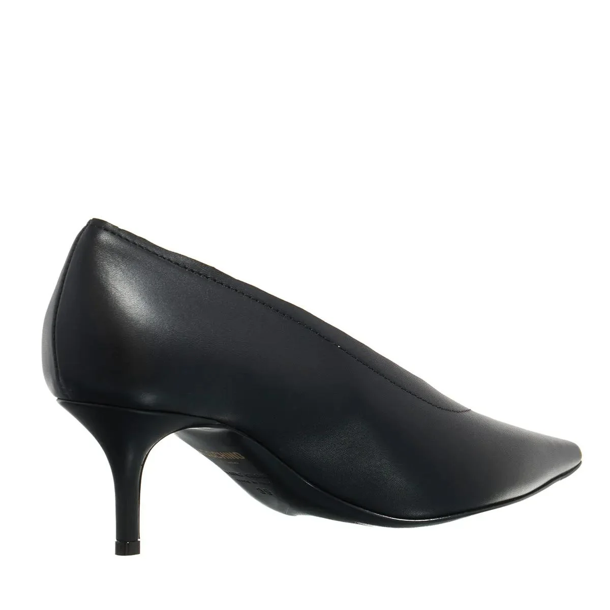 Moschino Zwarte Leren Pumps 2001-A0477072_37 - Image 2