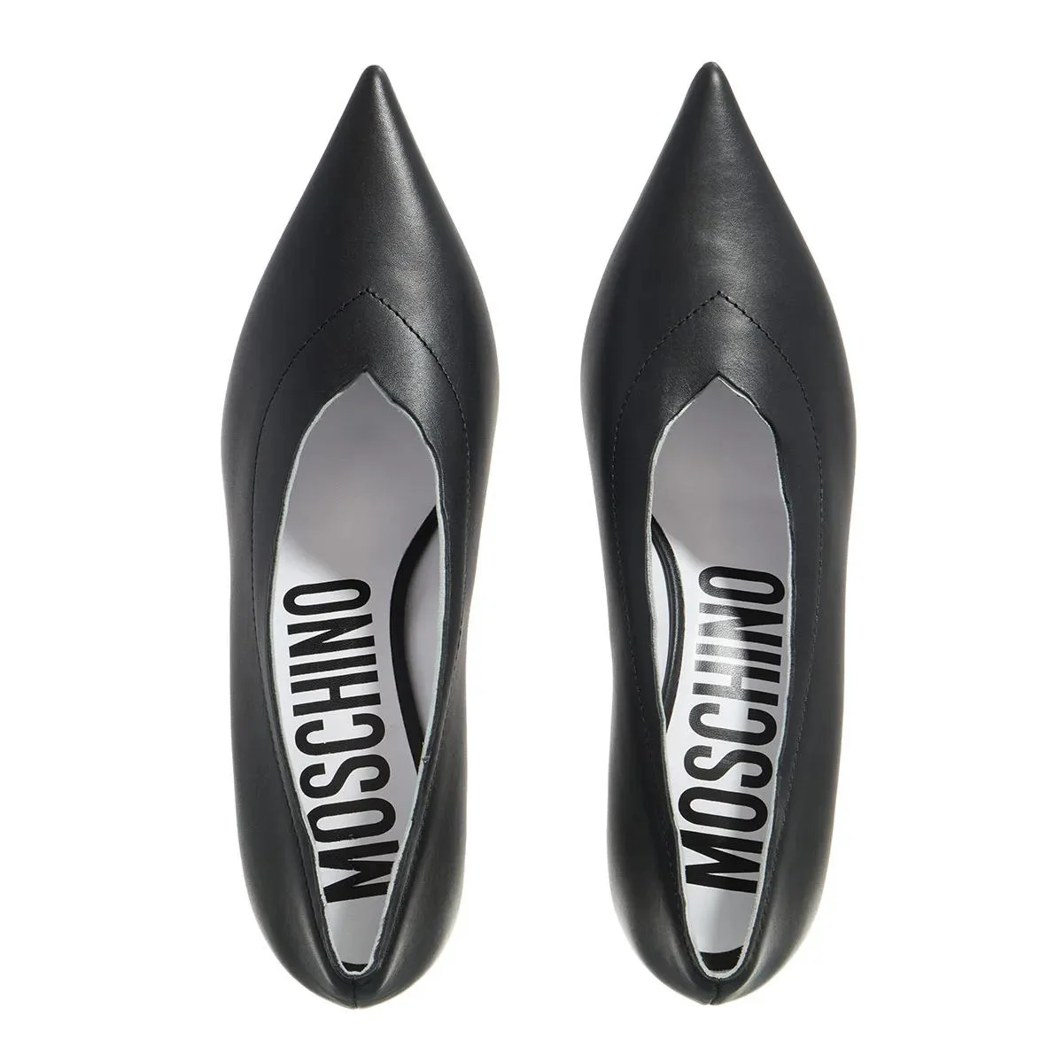Moschino Zwarte Leren Pumps 2001-A0477072_37 - Image 3