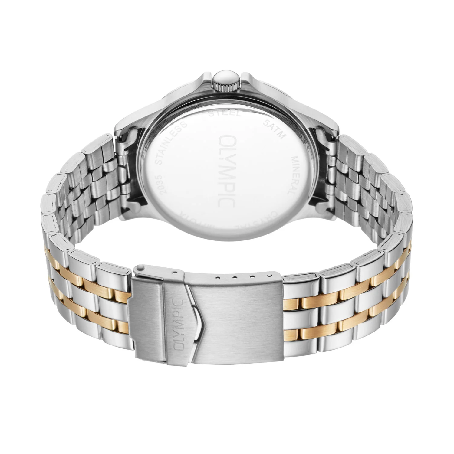 Olympic Dani Zwart Heren Horloge 2002-OL72HSS411B - Image 4