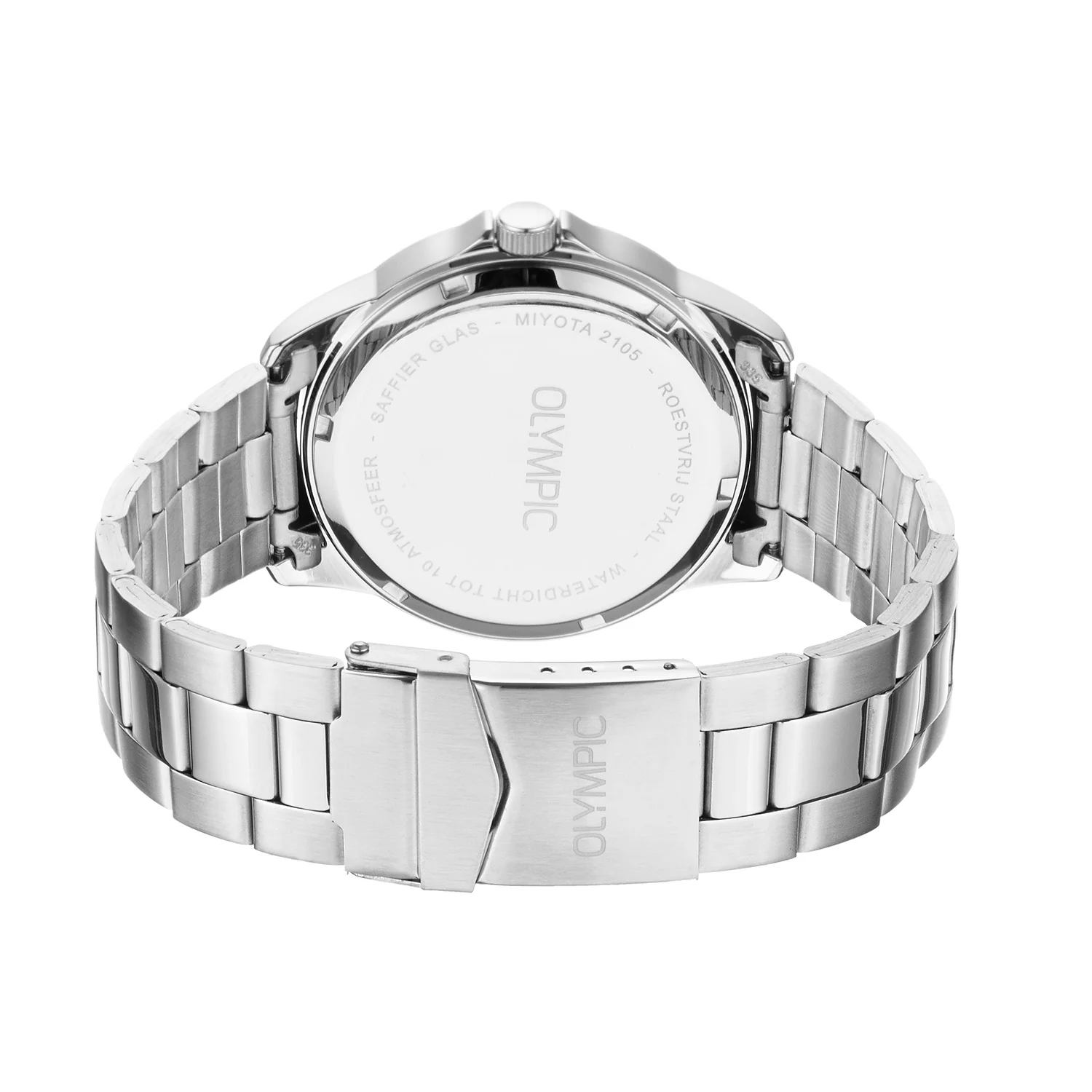 Olympic Glenn Grijs Heren Horloge 2002-OL26HSS319 - Image 2