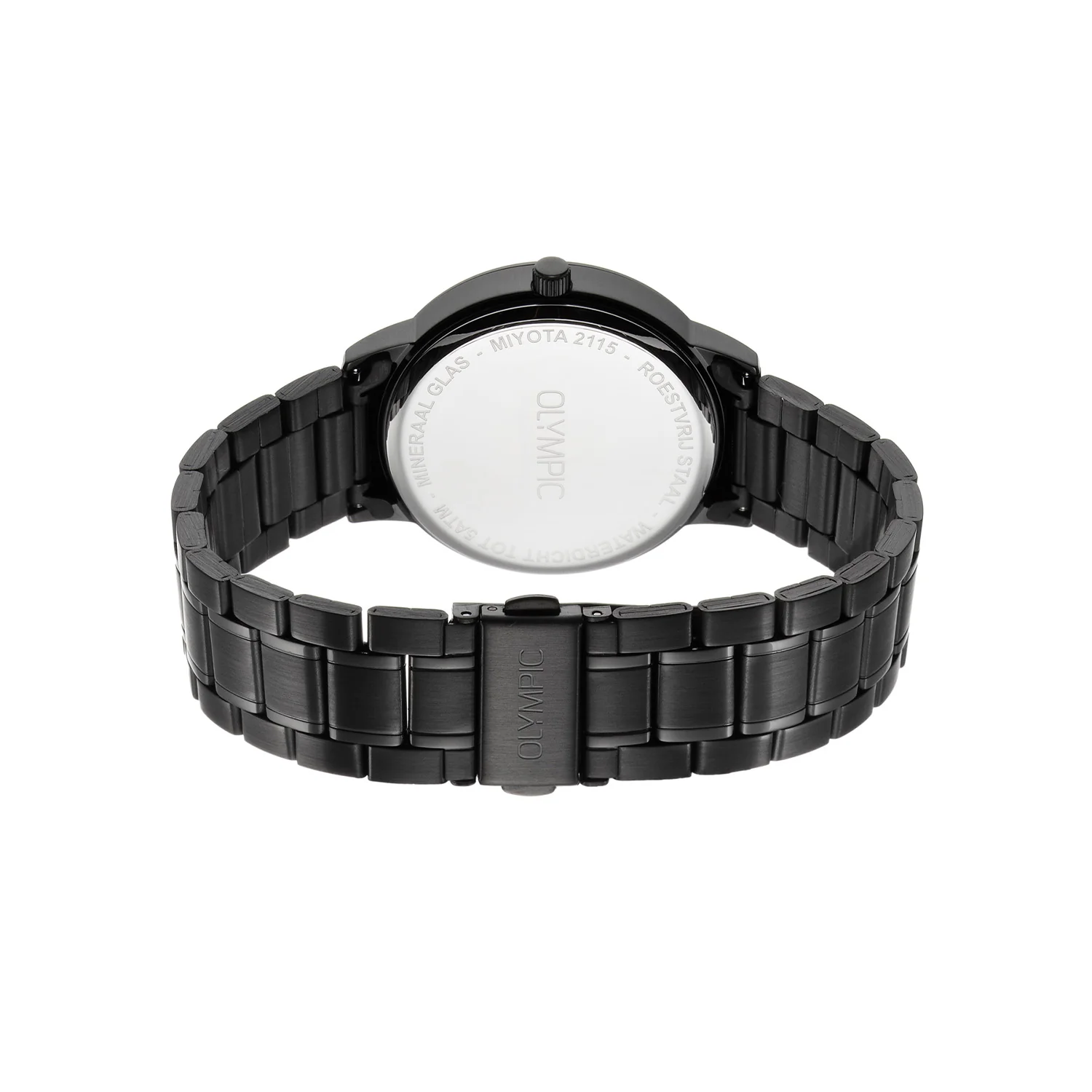 Olympic Henri Zwart Heren Horloge 2002-OL80HZZ001 - Image 4