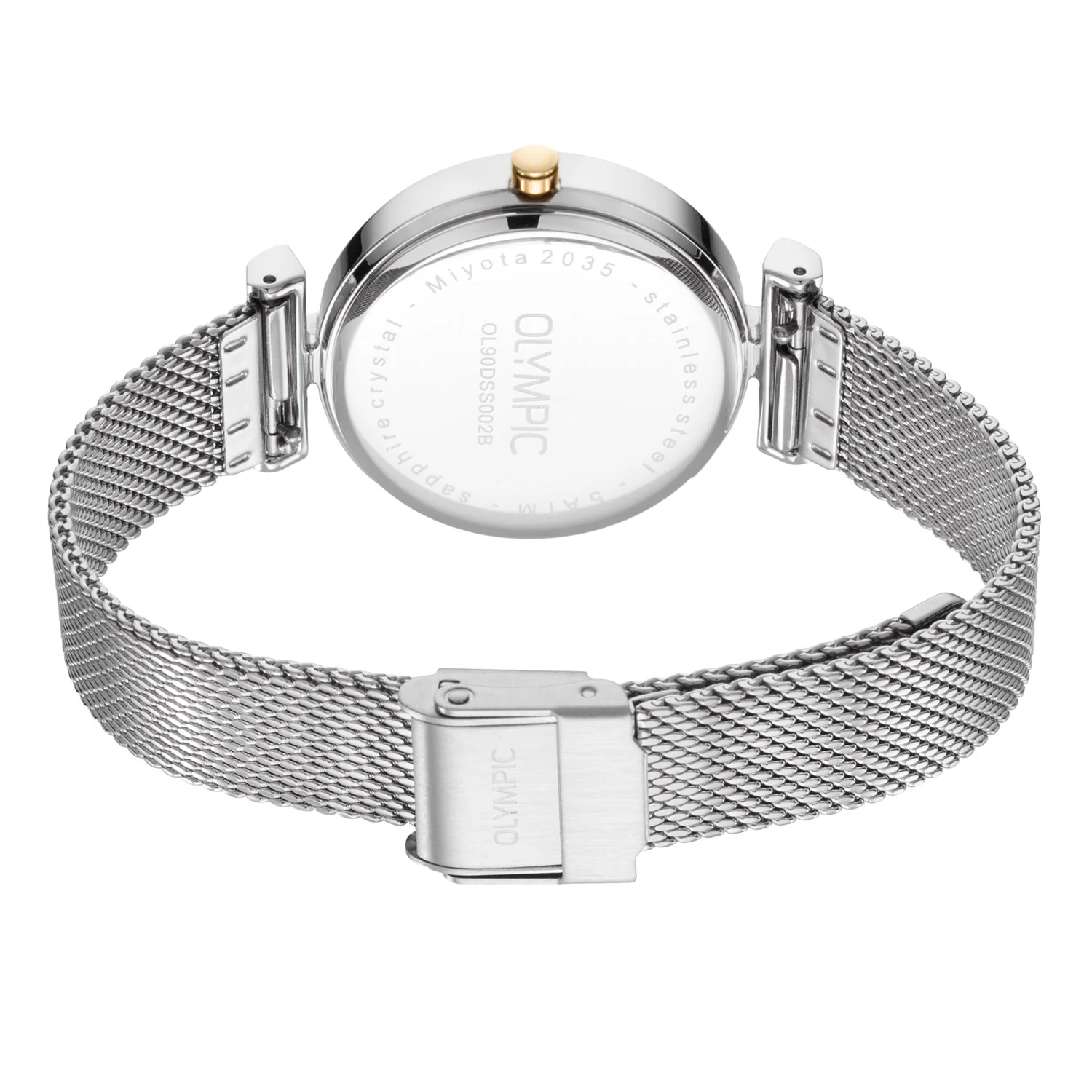 Olympic Horizon Silver Women's Watch OL90DSS002B - Image 4