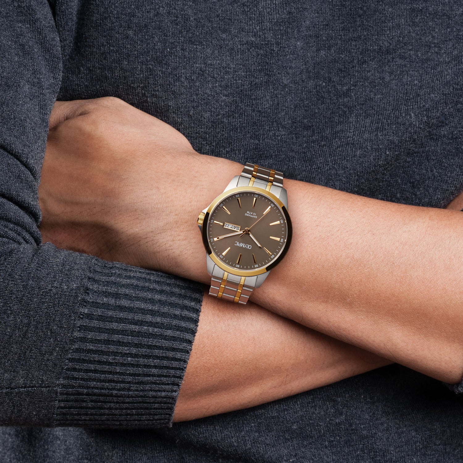 Olympic John Silver Men's Watch OL26HSS322B - Image 2