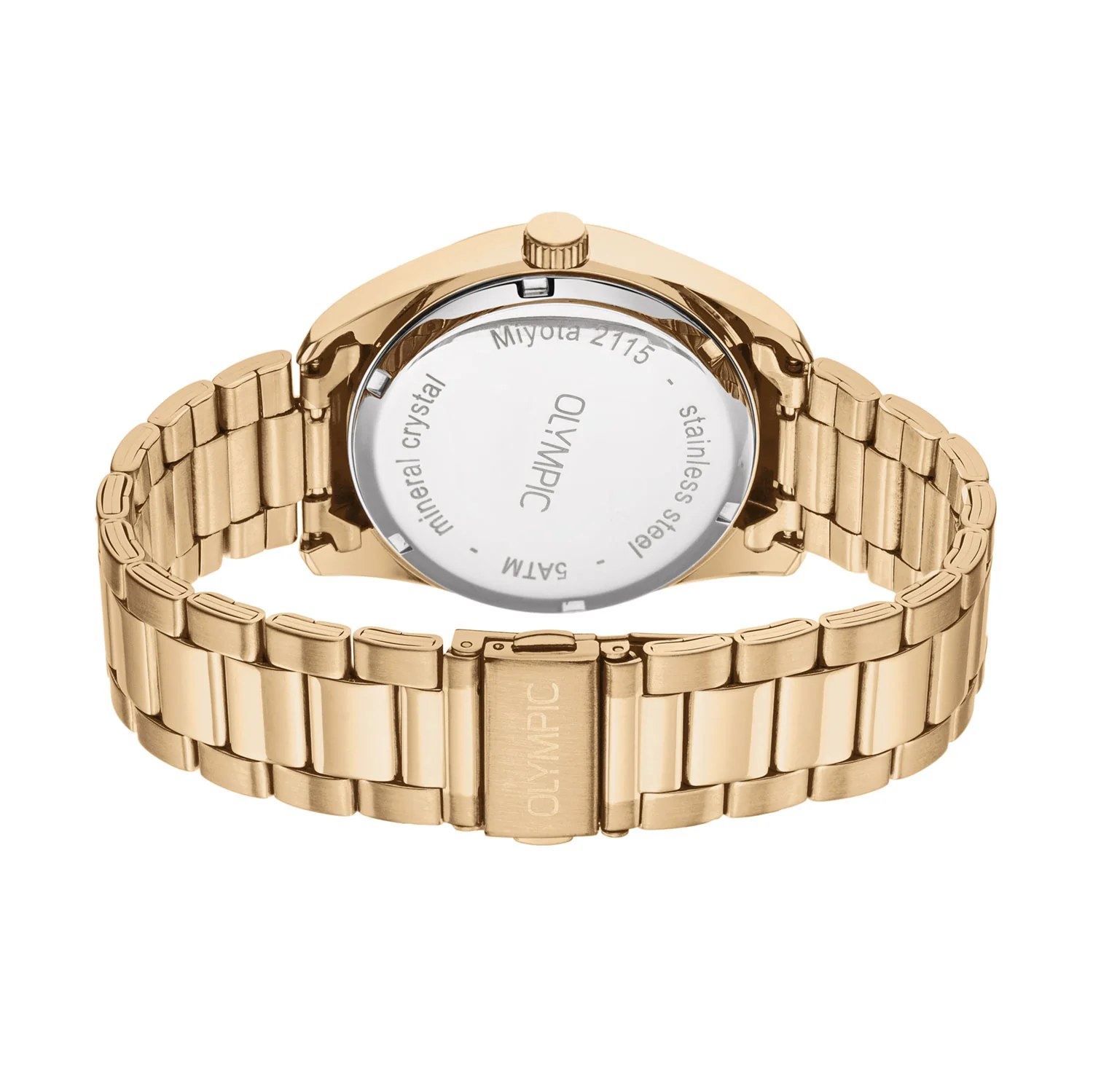 Olympic Louis Gold and White Men's Watch OL75HDD001 - Image 4